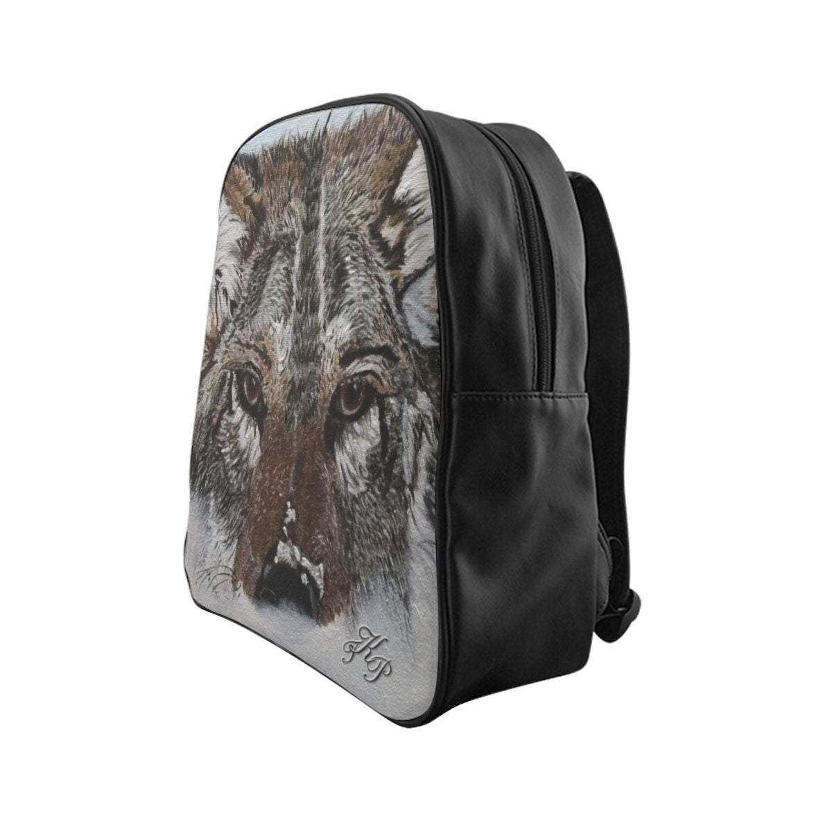 School Backpack Wolf