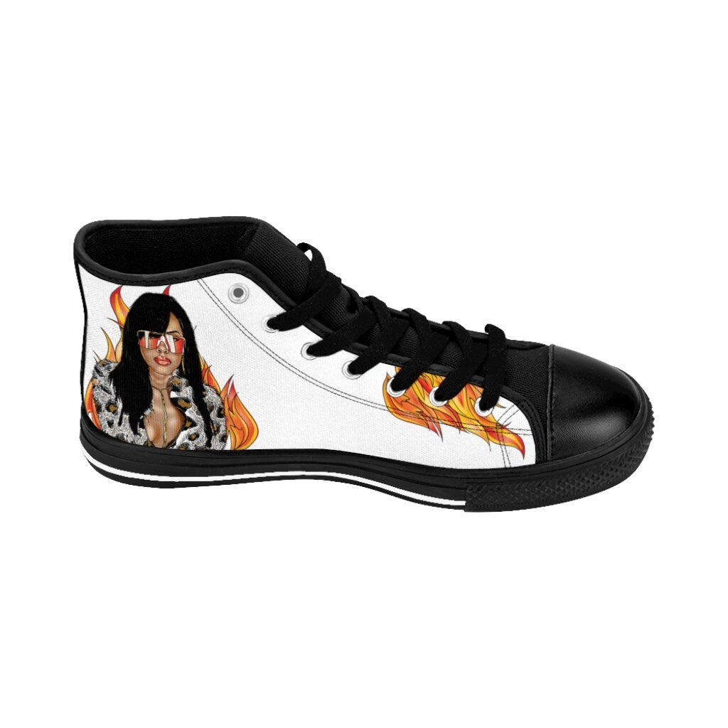 Girl On Fire Women's High-top Sneakers