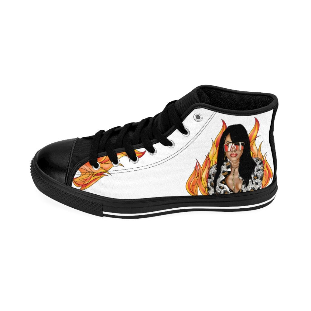 Girl On Fire Women's High-top Sneakers