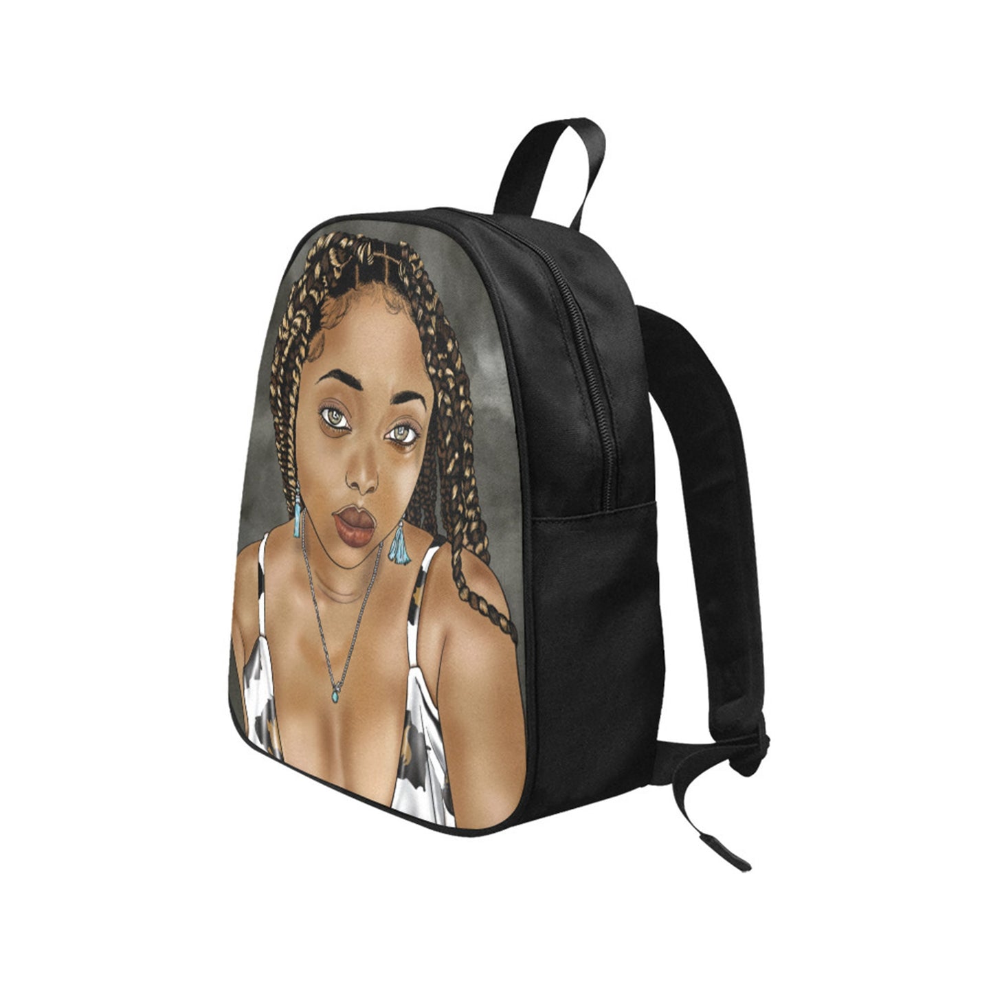 Lovin' My Braids Girls Fabric Backpack