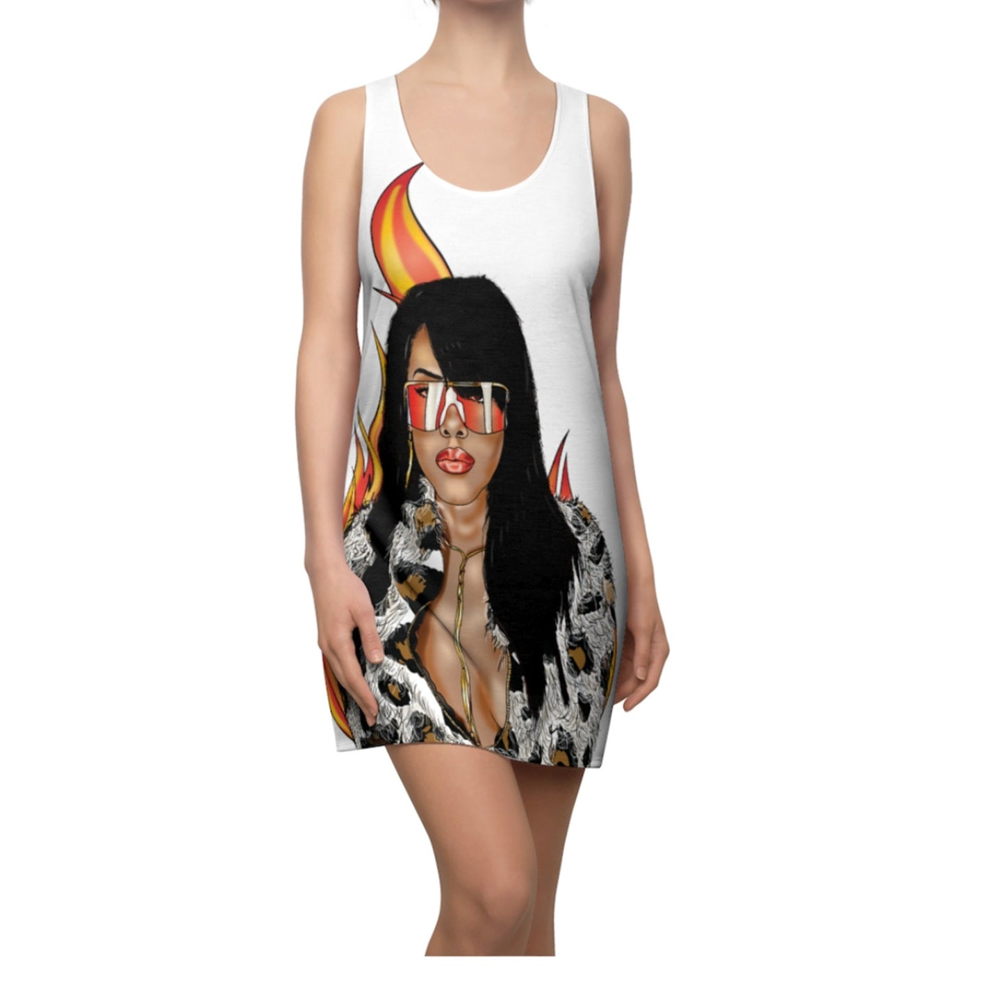 Girl On Fire Racerback Dress