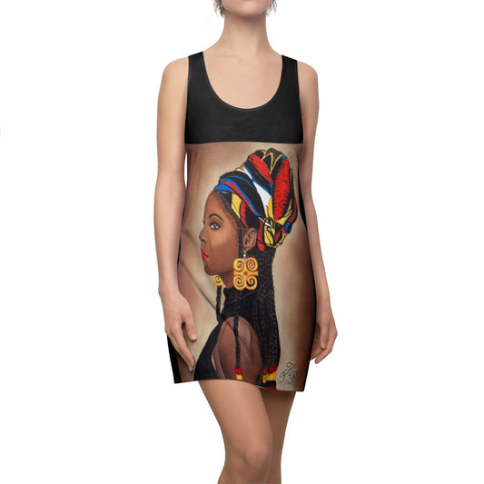 Women's Graphic Cut & Sew Racerback Dress