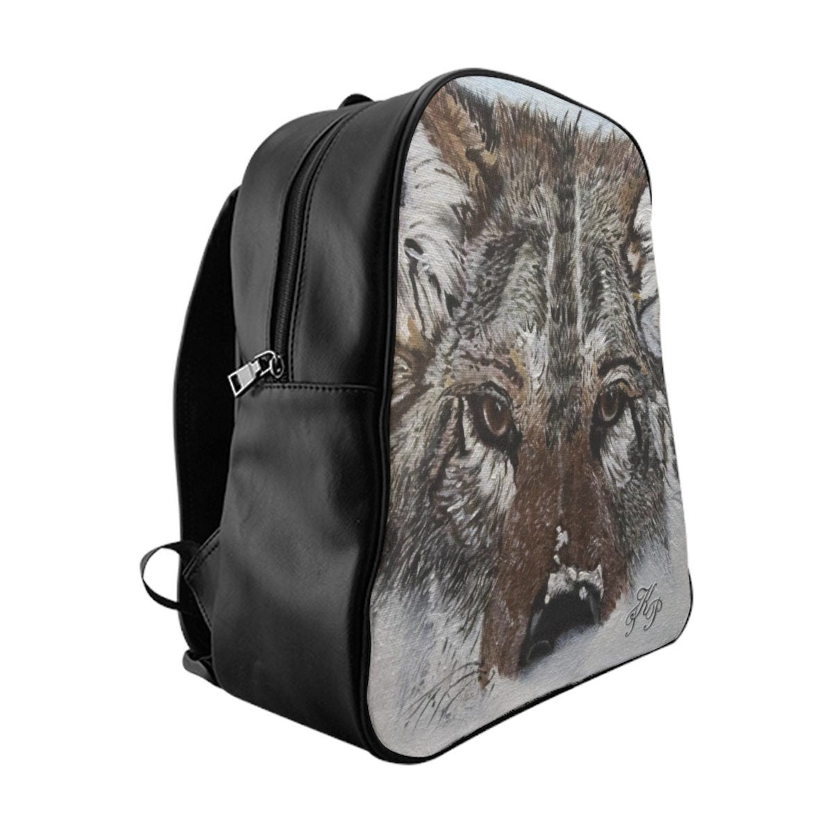 School Backpack Wolf