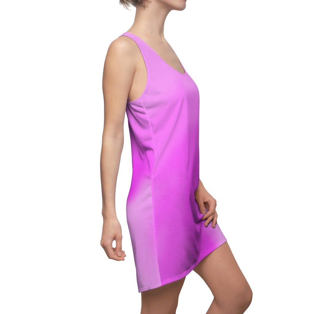 Pink Racerback T-Shirt Dress