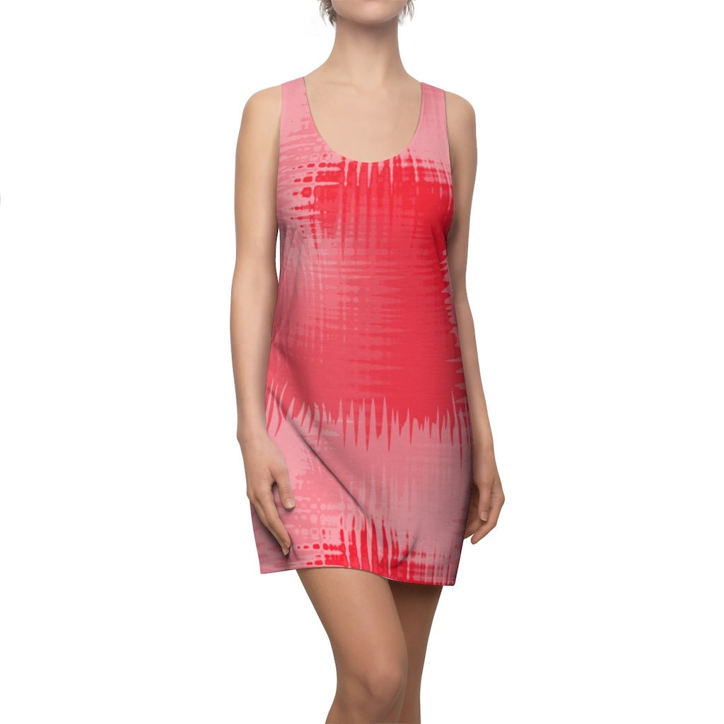 Red Racerback T-Shirt Dress