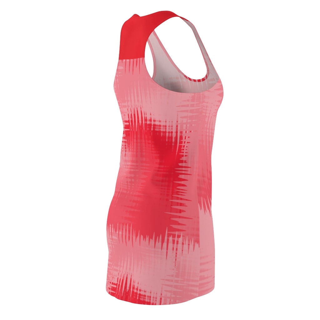 Red Racerback T-Shirt Dress