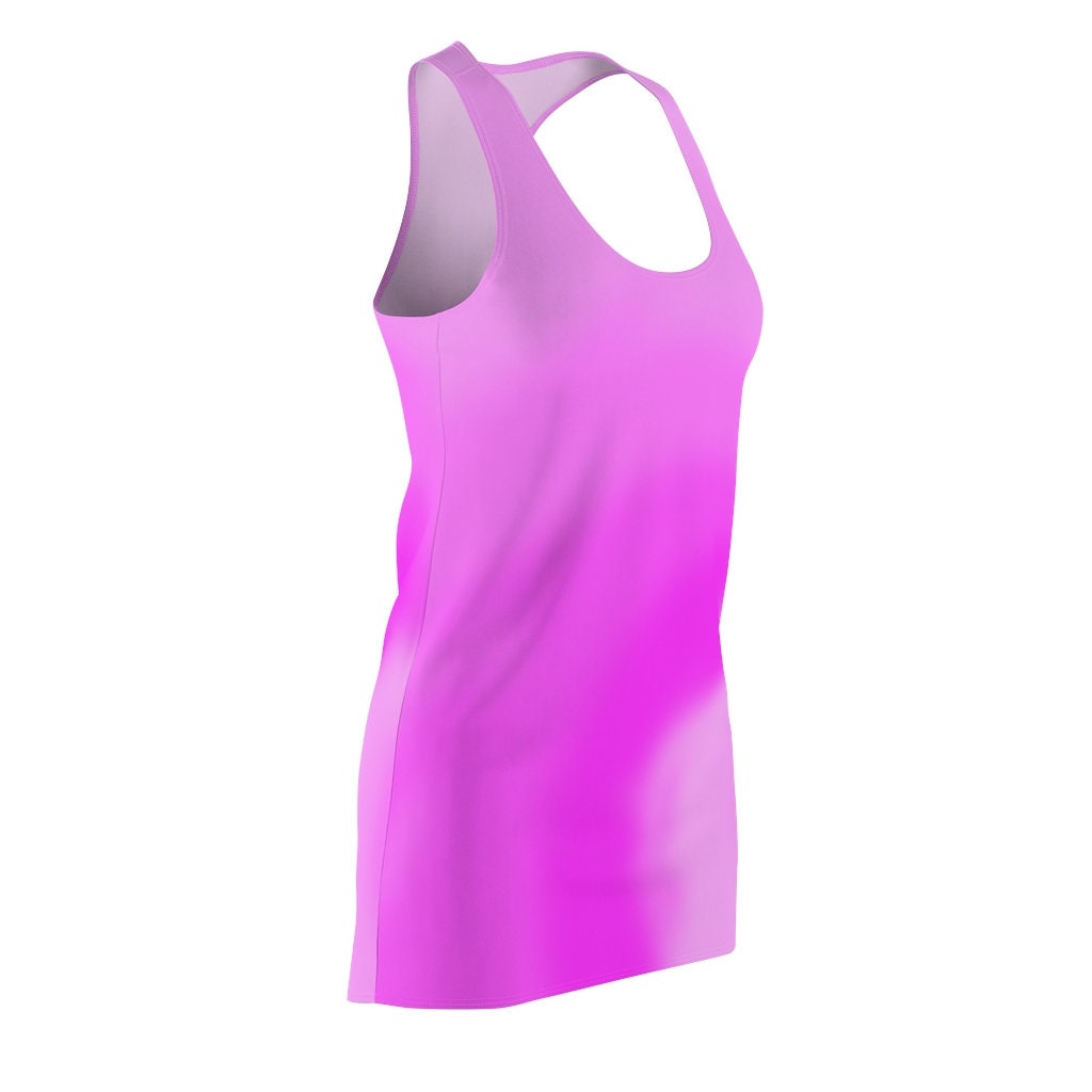 Pink Racerback T-Shirt Dress