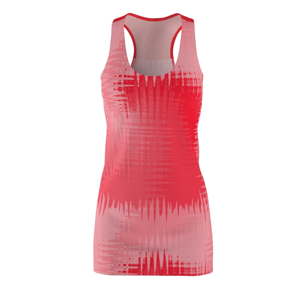 Red Racerback T-Shirt Dress