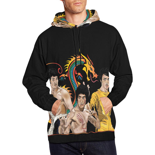 Men's  Pullover Dragon Hoodie