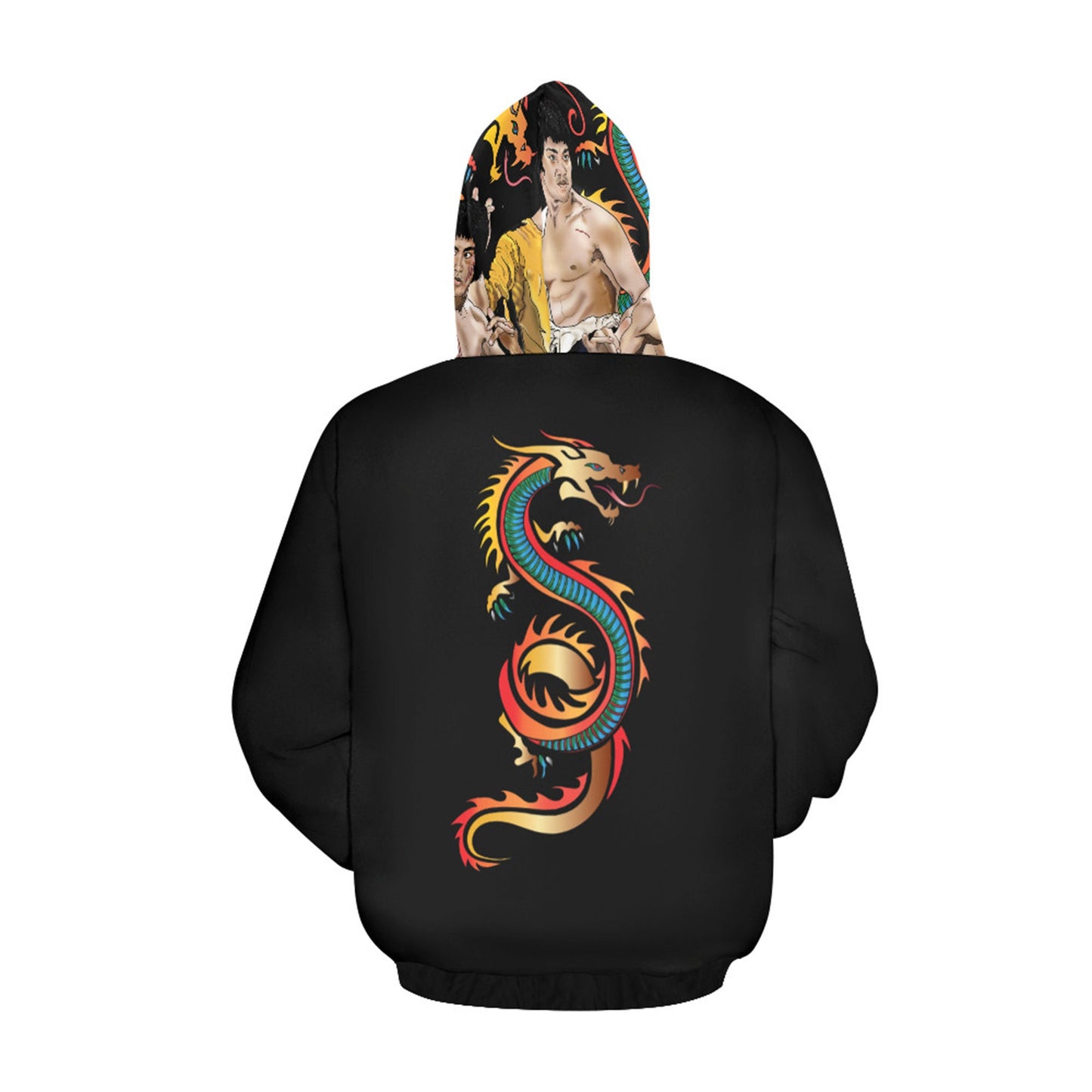 Men's  Pullover Dragon Hoodie