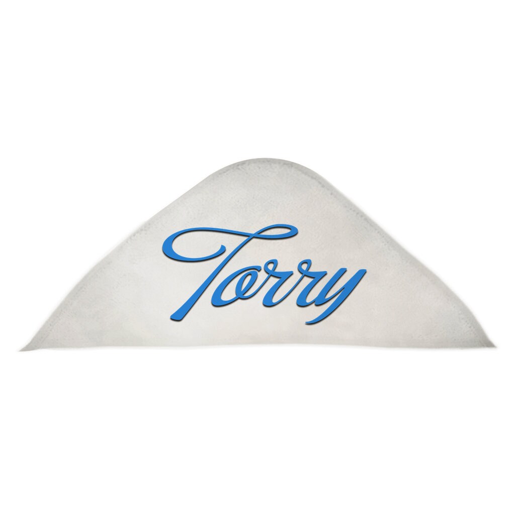Personalized Hooded Baby Boy towel snuggle up after a relaxing bath.