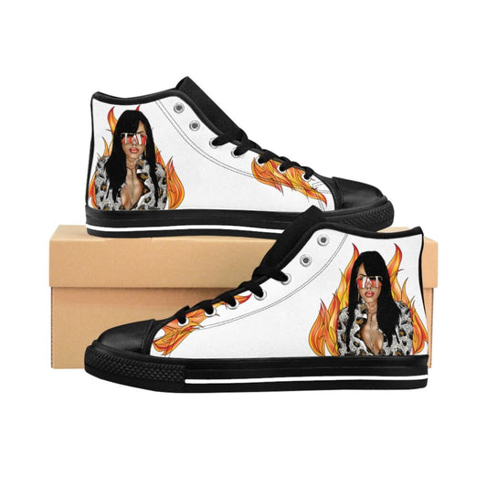 Girl On Fire Women's High-top Sneakers