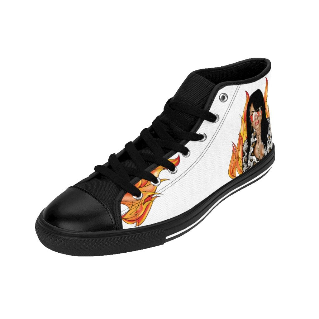 Girl On Fire Women's High-top Sneakers