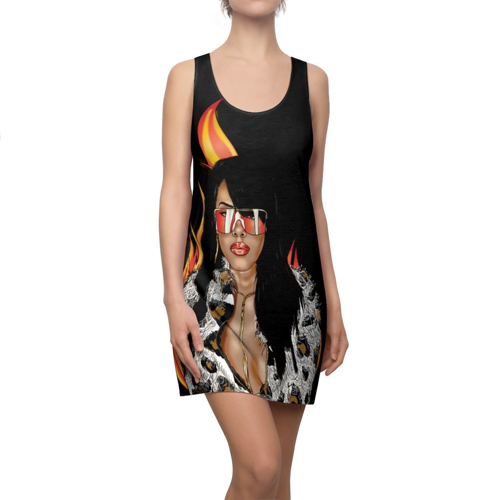 Girl On Fire Racerback Dress