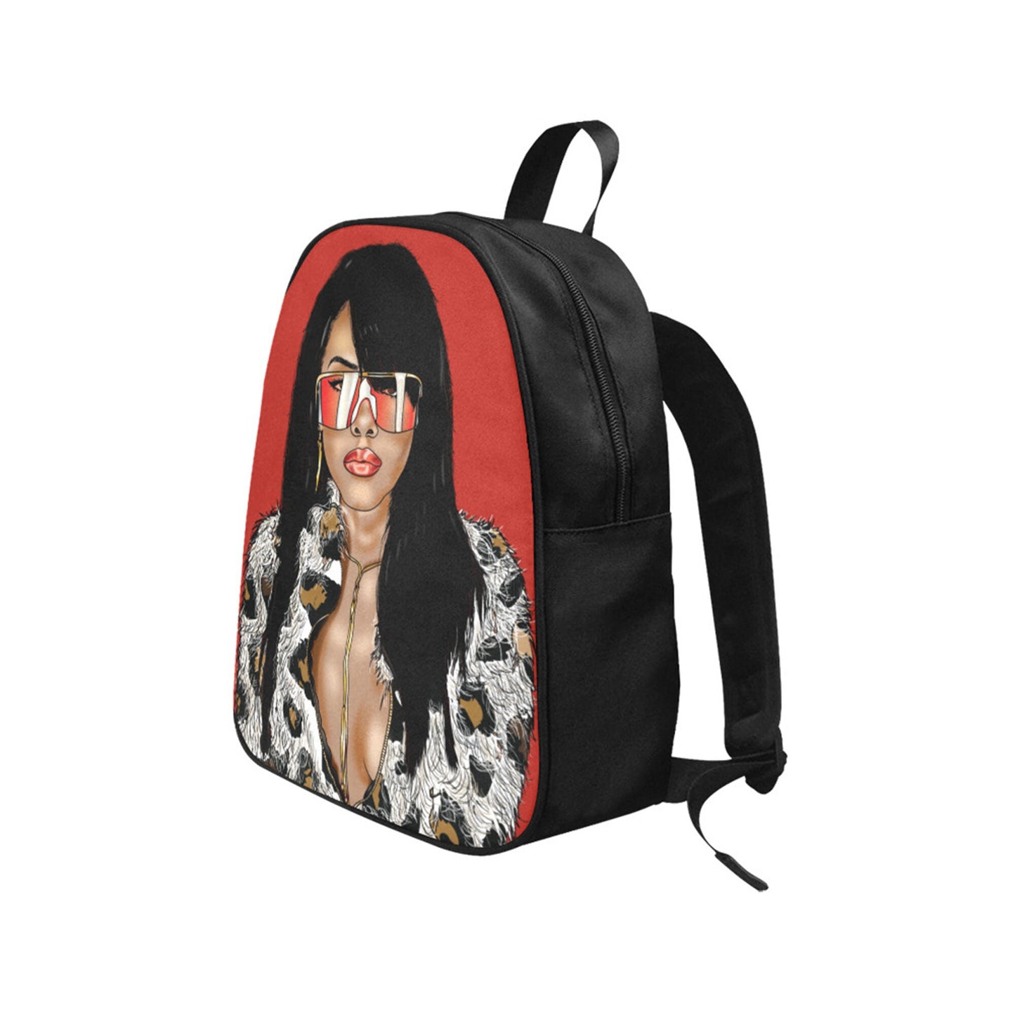 Black Queen Diva Of R&B Fabric Backpack