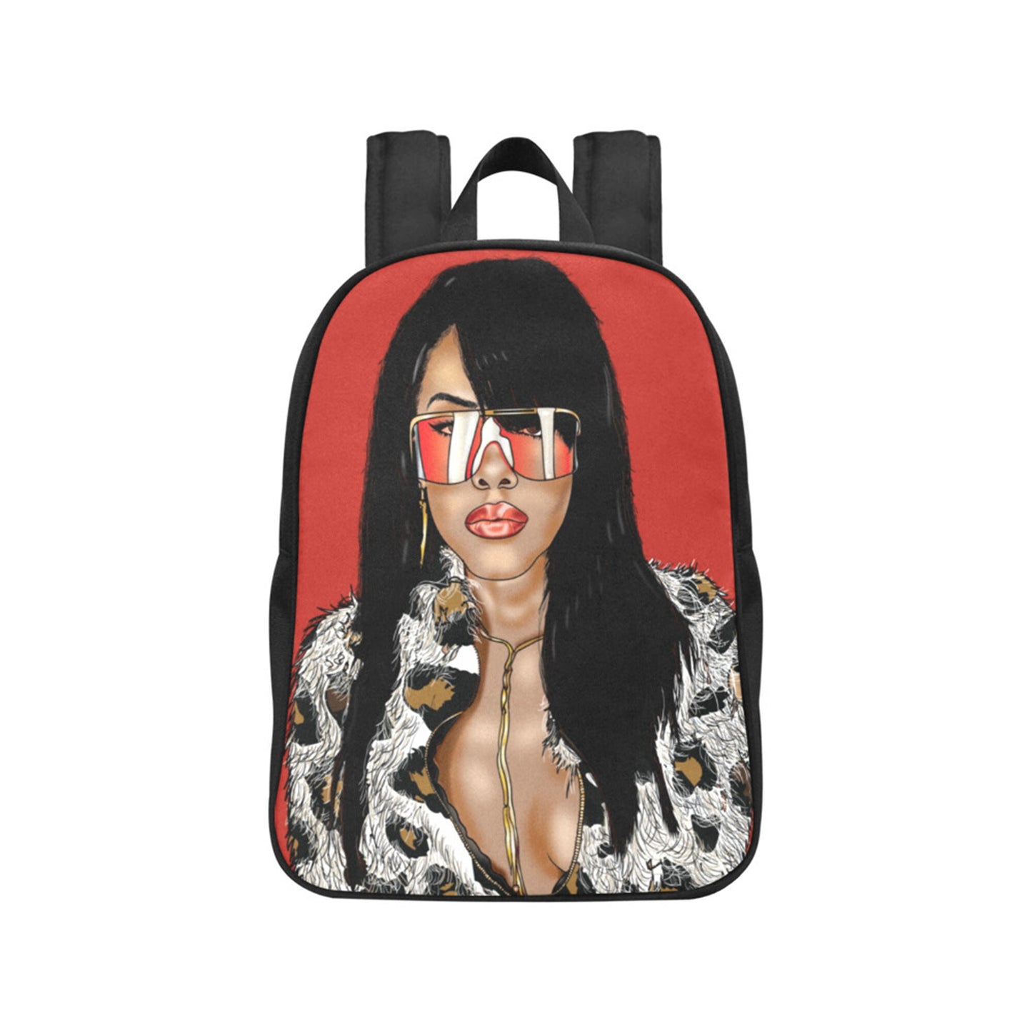 Black Queen Diva Of R&B Fabric Backpack