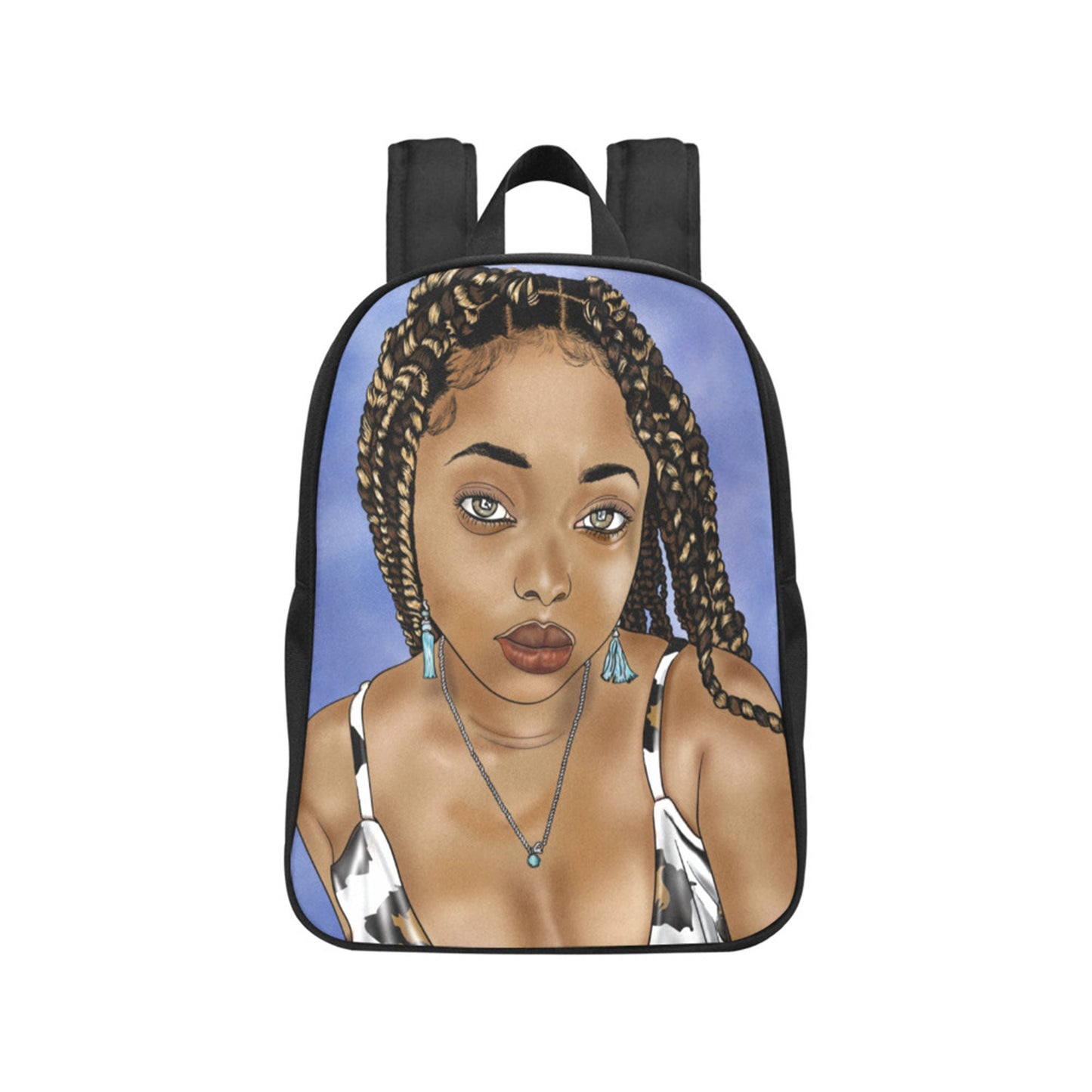 Lovin' My Braids Girls Fabric Backpack