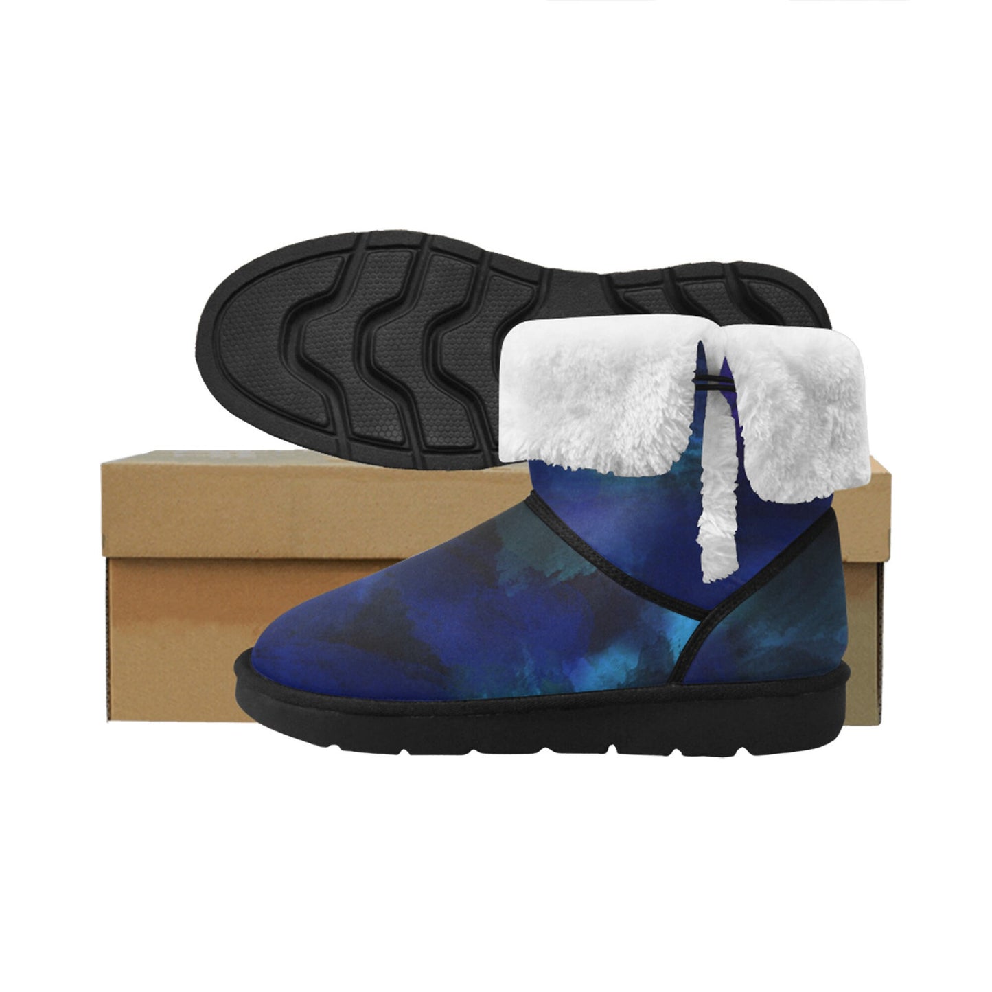Unisex Single Button Snow Boots