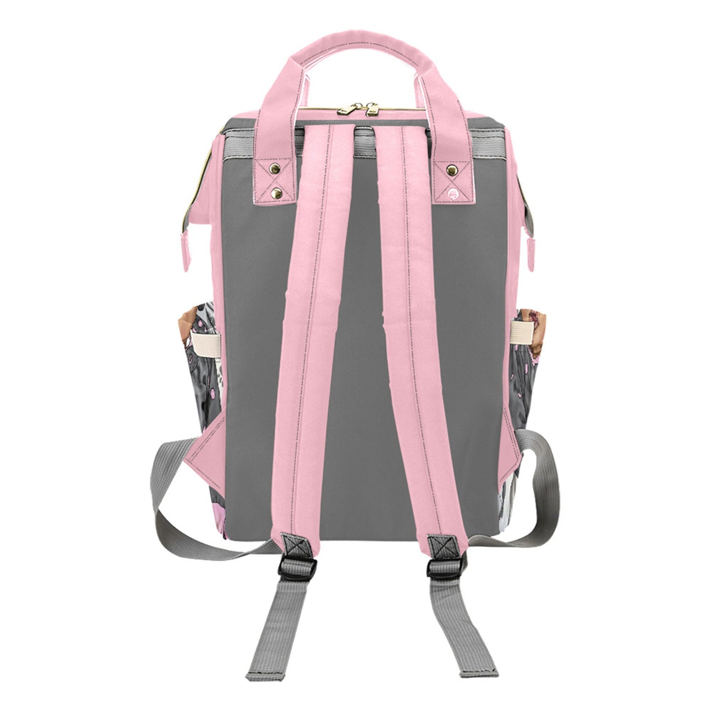 Afro Personalized Baby Bag/ Diaper Bag/ African American Baby Girl Backpack/ Clothing Bottles Bag/ Baby Shower Gift