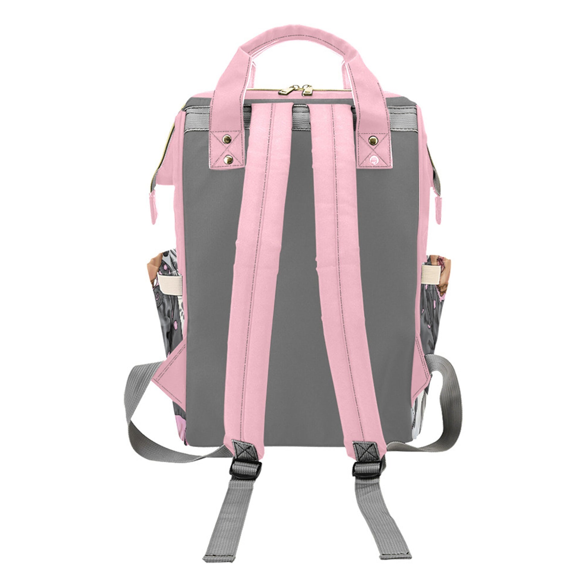 Afro Personalized Baby Bag/ Diaper Bag/ African American Baby Girl Backpack/ Clothing Bottles Bag/ Baby Shower Gift