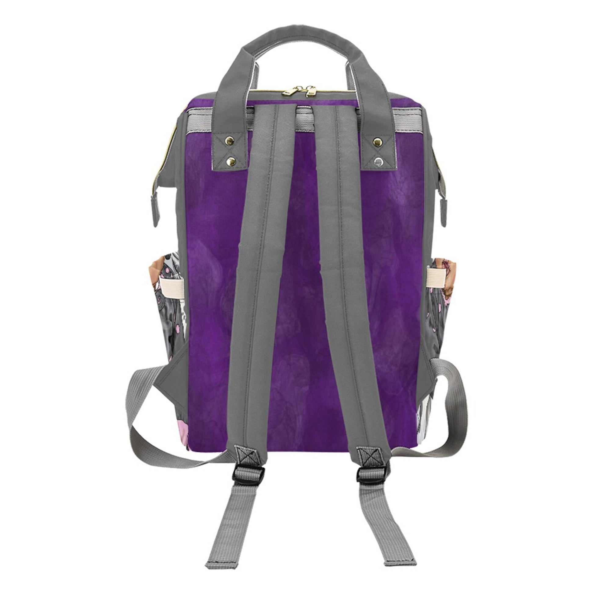 Afro Personalized Baby Bag/ Diaper Bag/ African American Baby Girl Backpack/ Clothing Bottles Bag/ Baby Shower Gift