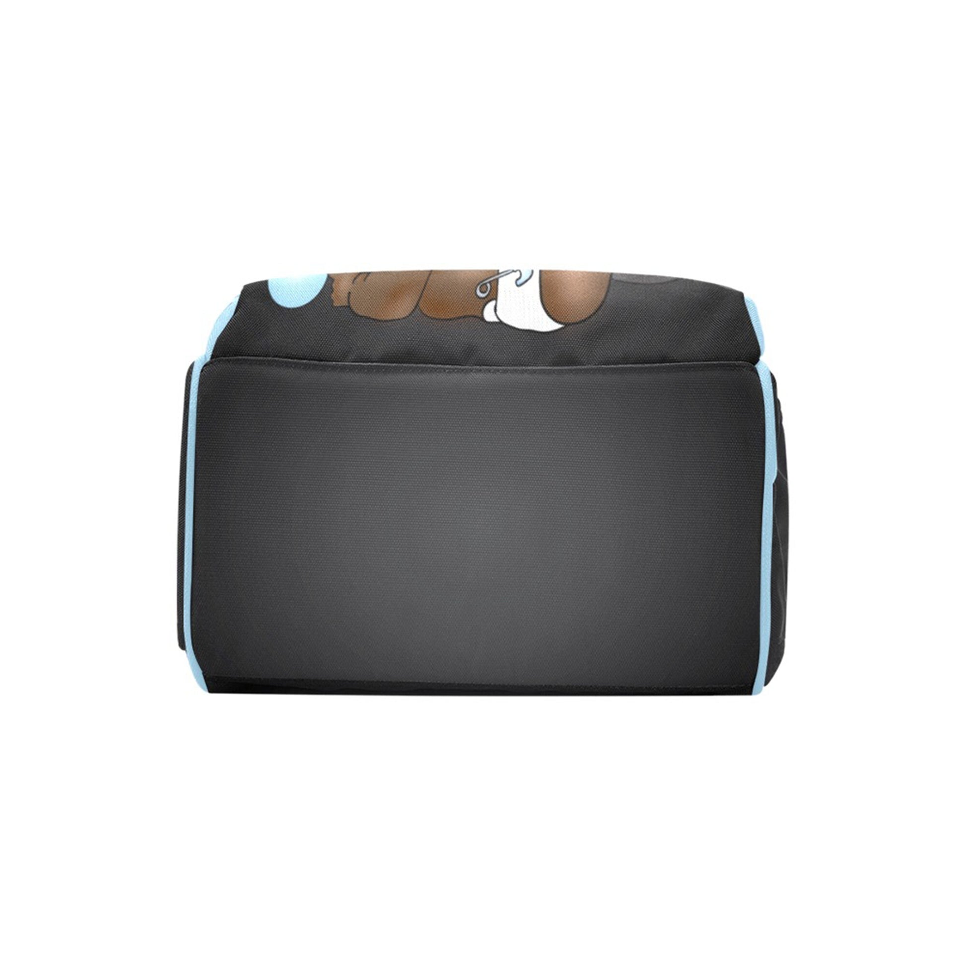 Afro Personalized Baby Bag/ Diaper Bag/ African American Baby Boy Backpack/ Clothing Bottles Bag/ Baby Shower Gift