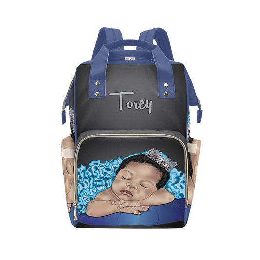 Personalized Prince Baby Bag/ Diaper Bag Backpack/ Clothing Bottles bag/ Baby Shower Gift