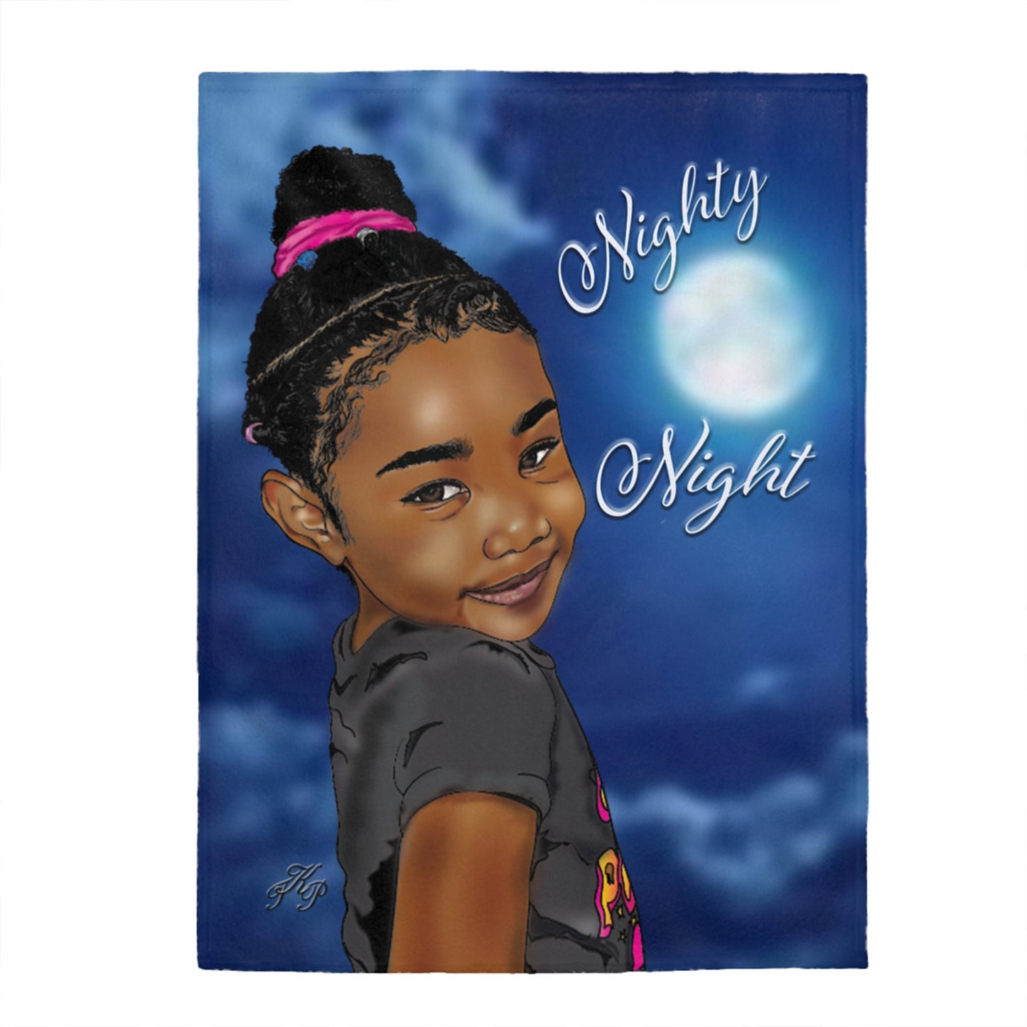 Create Your Own/Velveteen Plush Blanket/Portrait from your photo/family illustration /family portrait