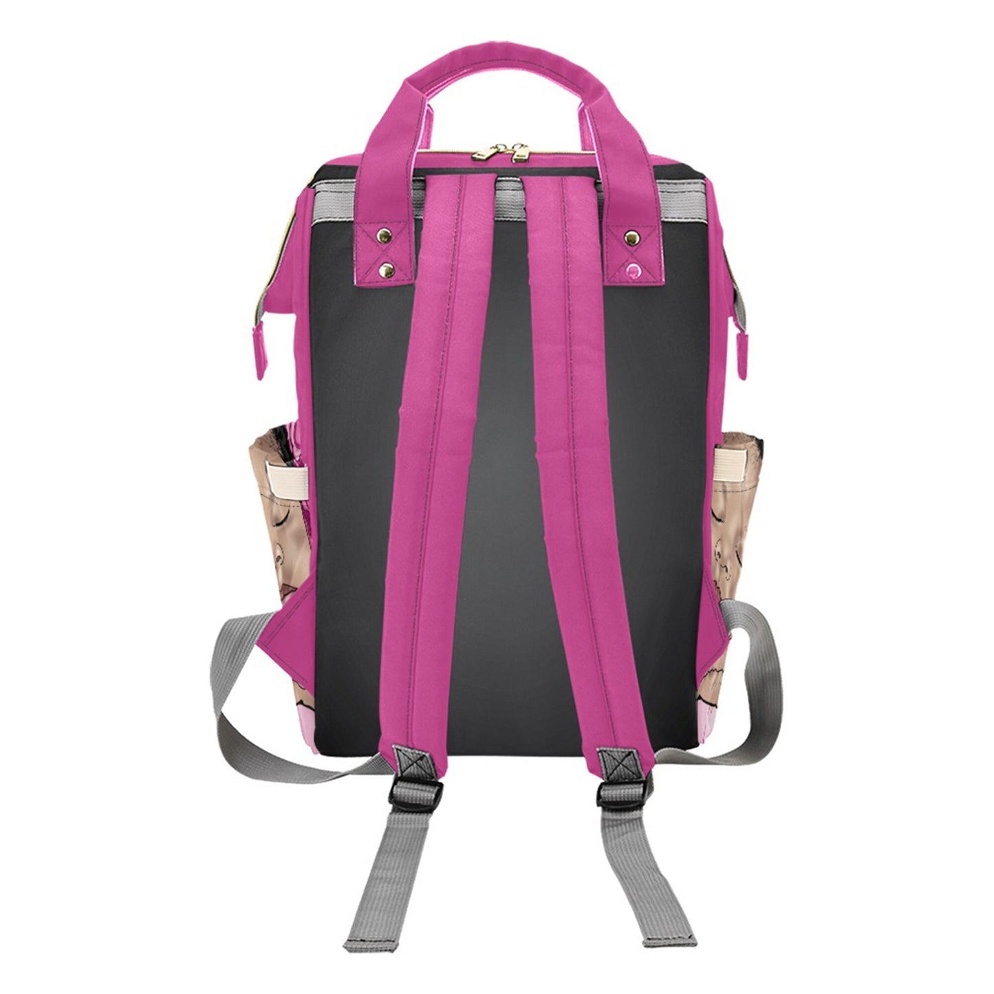 Personalized Princess Baby Bag/ Diaper Bag Backpack/ Clothing Bottles bag/ Baby Shower Gift