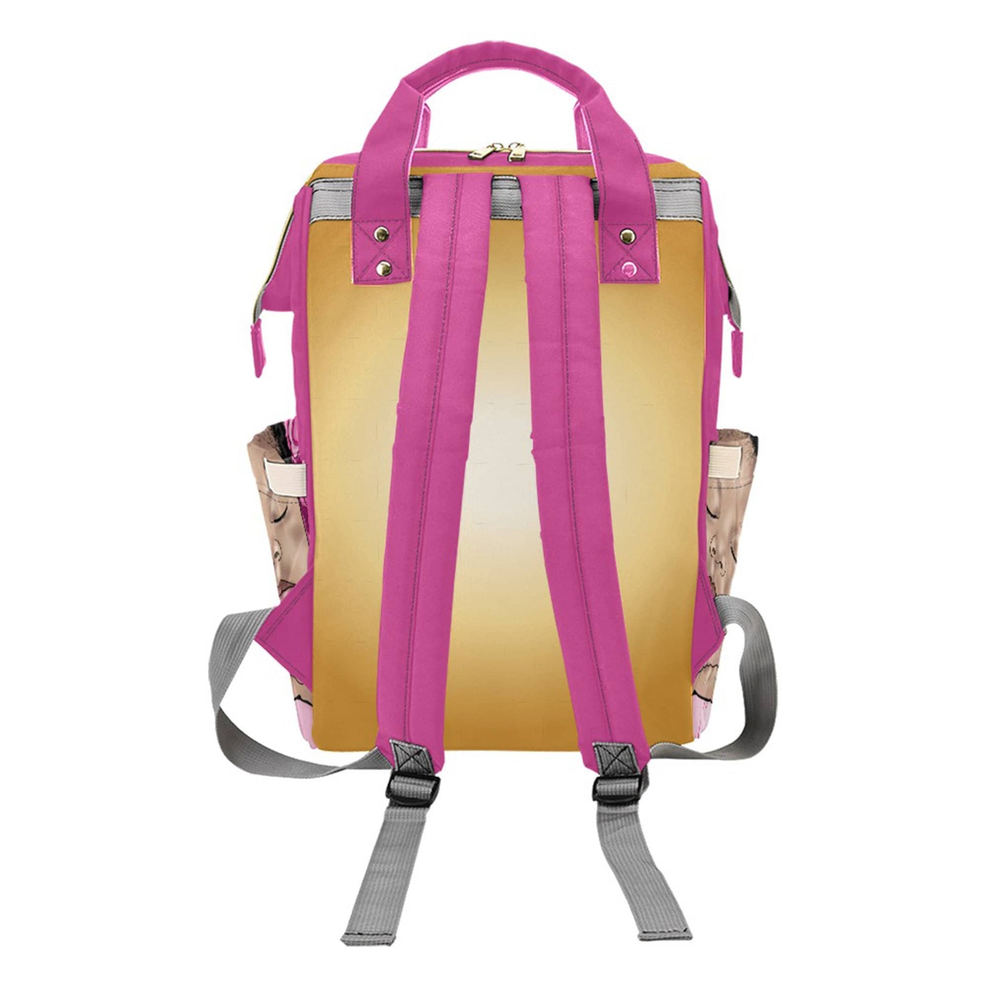 Personalized Princess Baby Bag/ Diaper Bag Backpack/ Clothing Bottles bag/ Baby Shower Gift