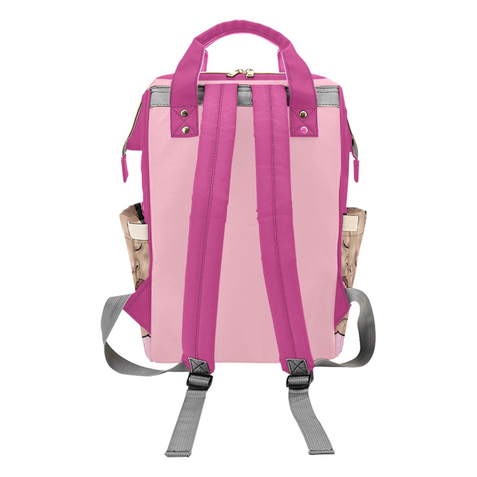 Personalized Princess Baby Bag/ Diaper Bag Backpack/ Clothing Bottles bag/ Baby Shower Gift