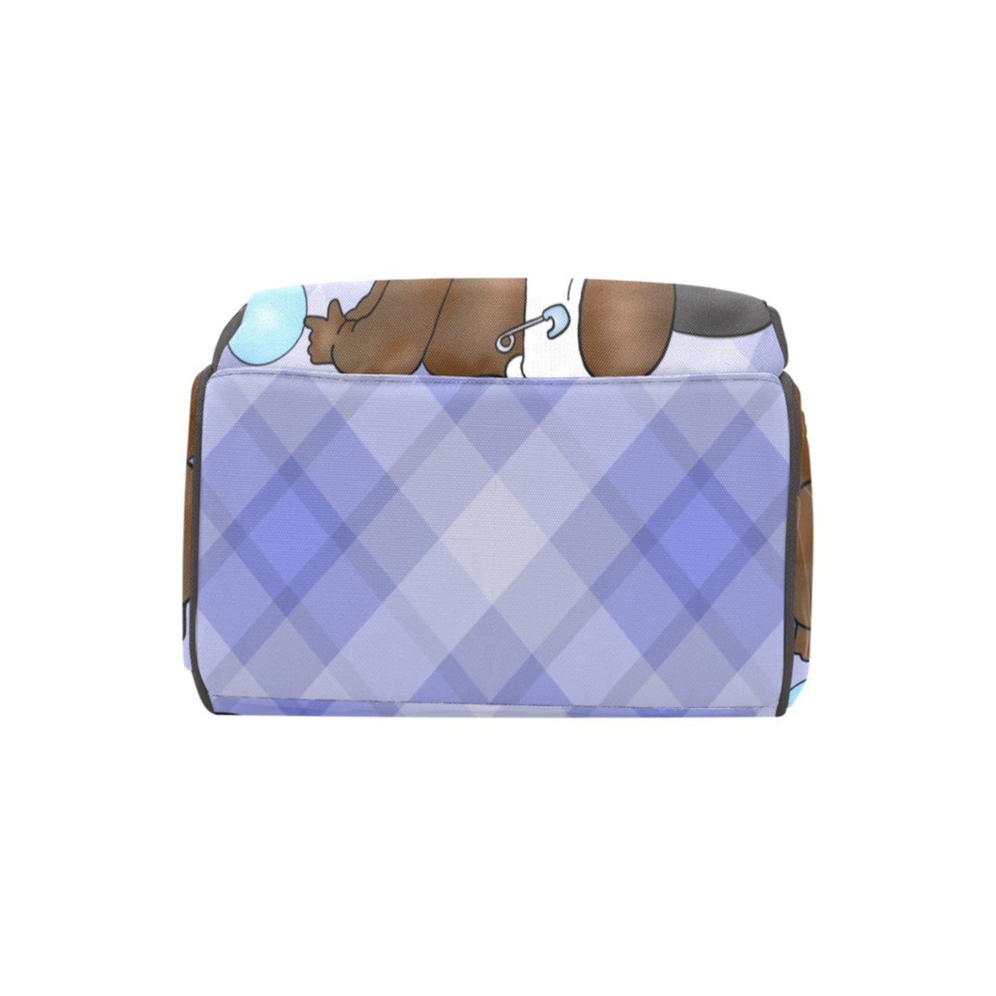 Afro Personalized Baby Bag/ Diaper Bag/ African American Baby Boy Backpack/ Clothing Bottles Bag/ Baby Shower Gift