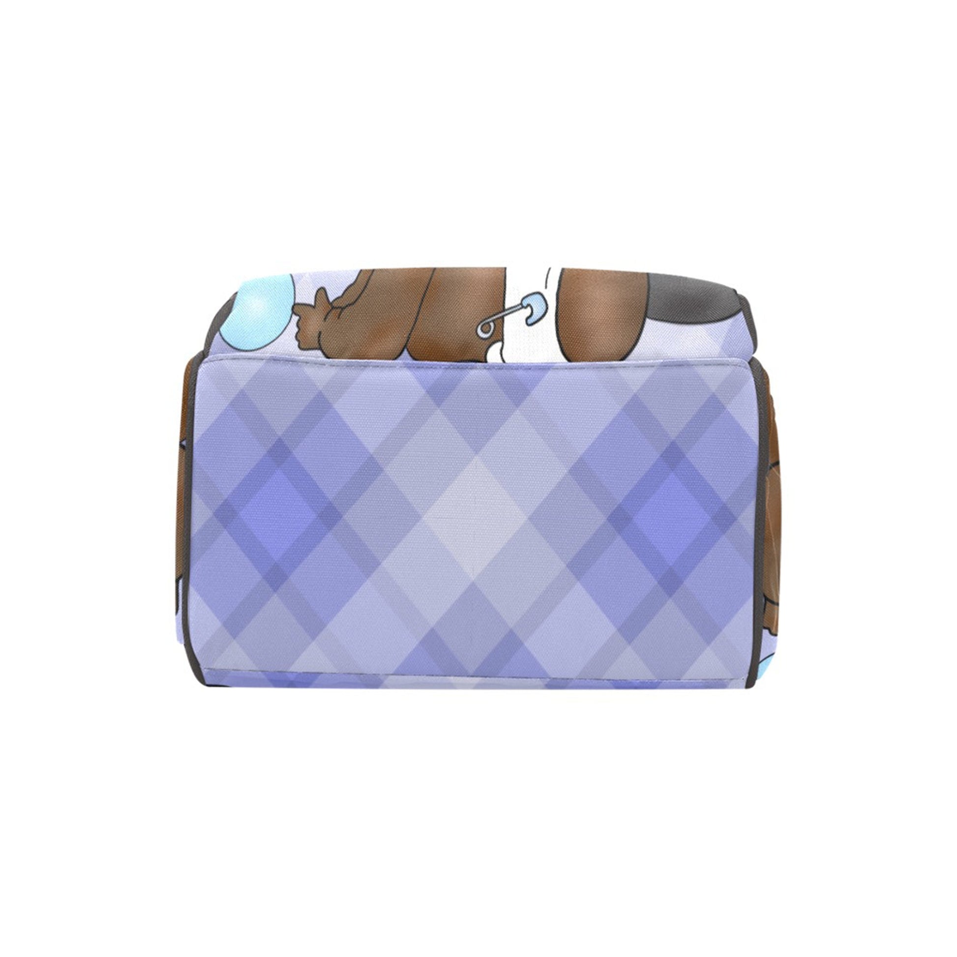 Afro Personalized Baby Bag/ Diaper Bag/ African American Baby Boy Backpack/ Clothing Bottles Bag/ Baby Shower Gift