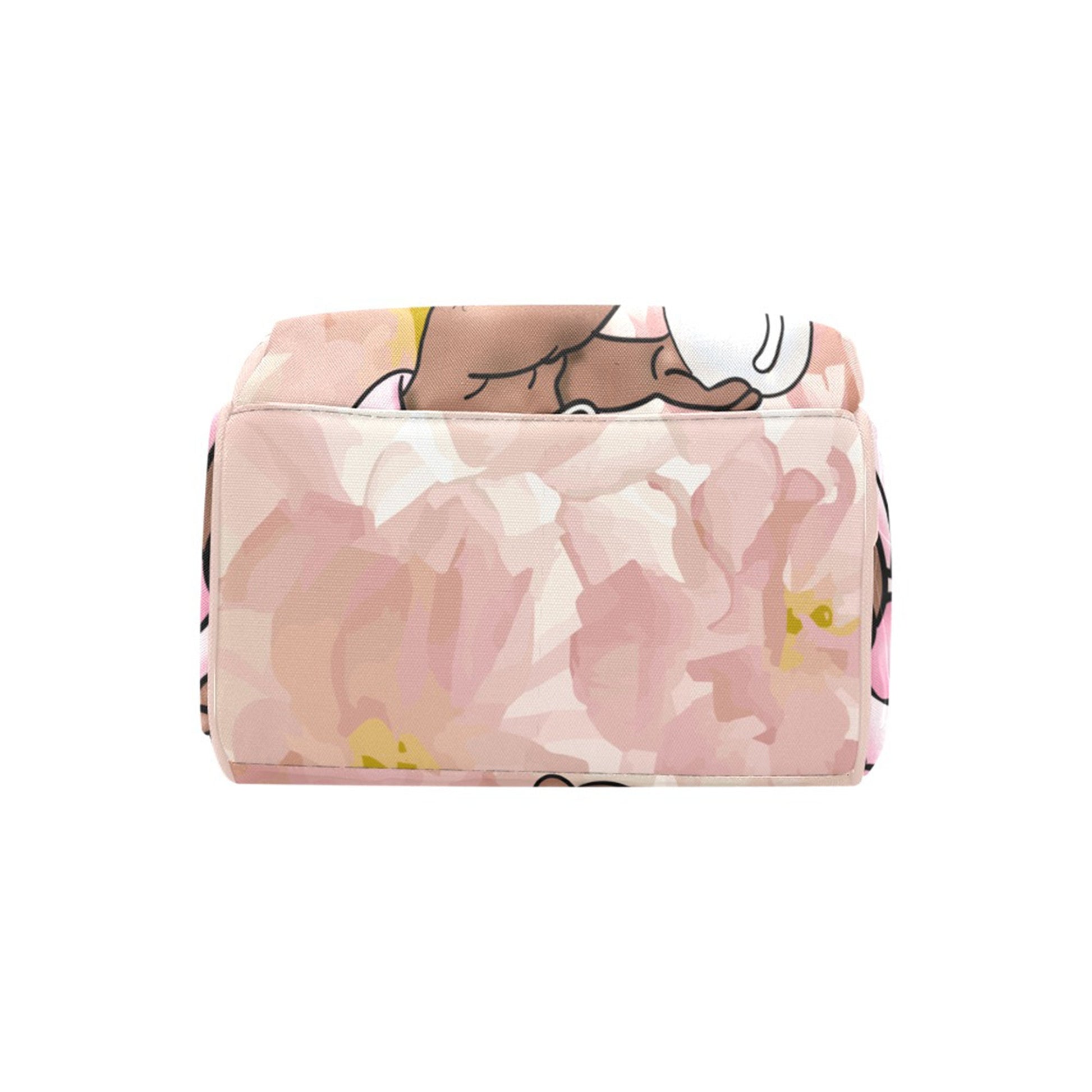 Afro Personalized Baby Bag/ Diaper Bag/ African American Baby Girl Backpack/ Clothing Bottles Bag/ Baby Shower Gift