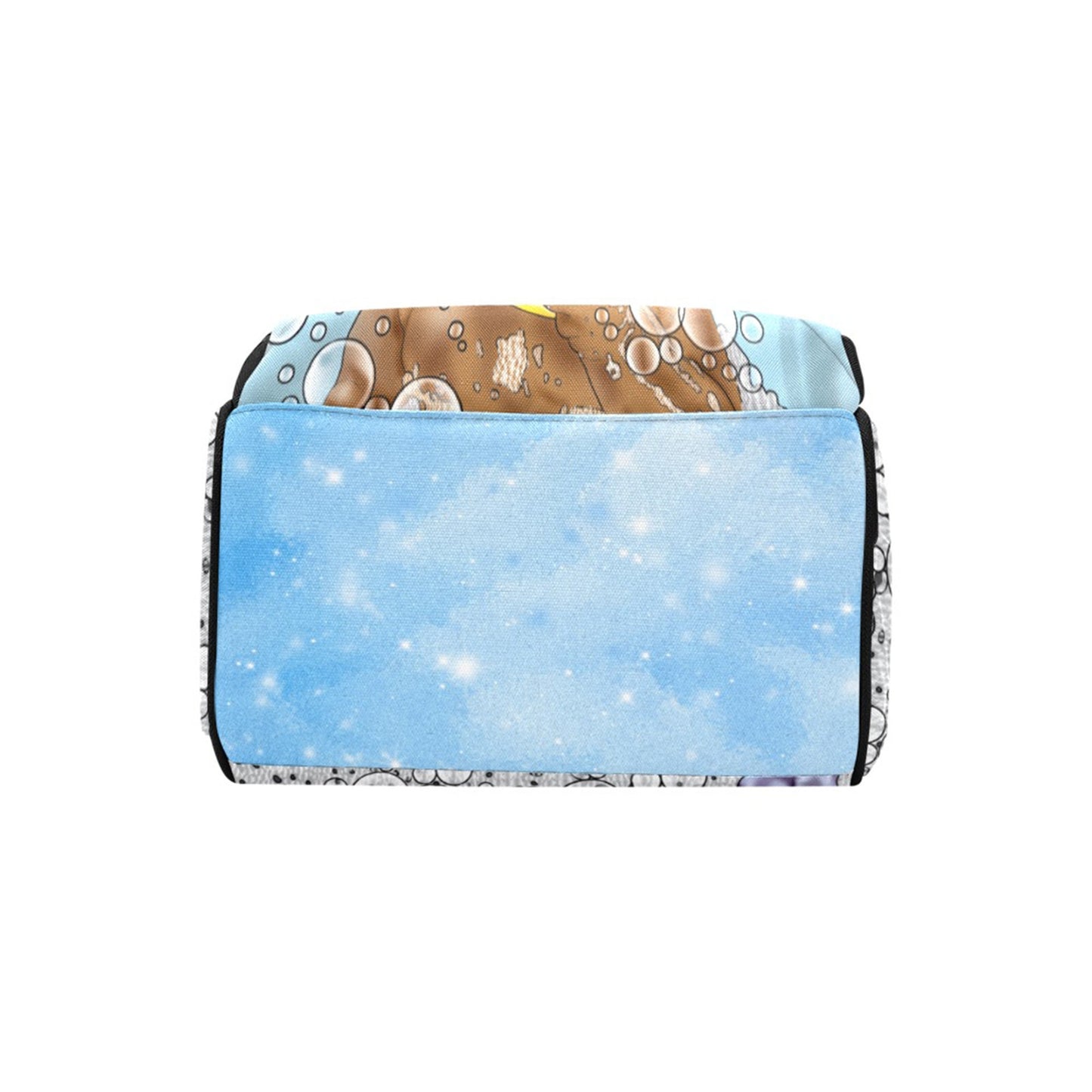 Afro Personalized Baby Diaper Bag, Backpack, Baby Boy Nursery , Camping Baby Boy Shower Gift, Happy Camper, Crib Bedding, Outdoors Nursery