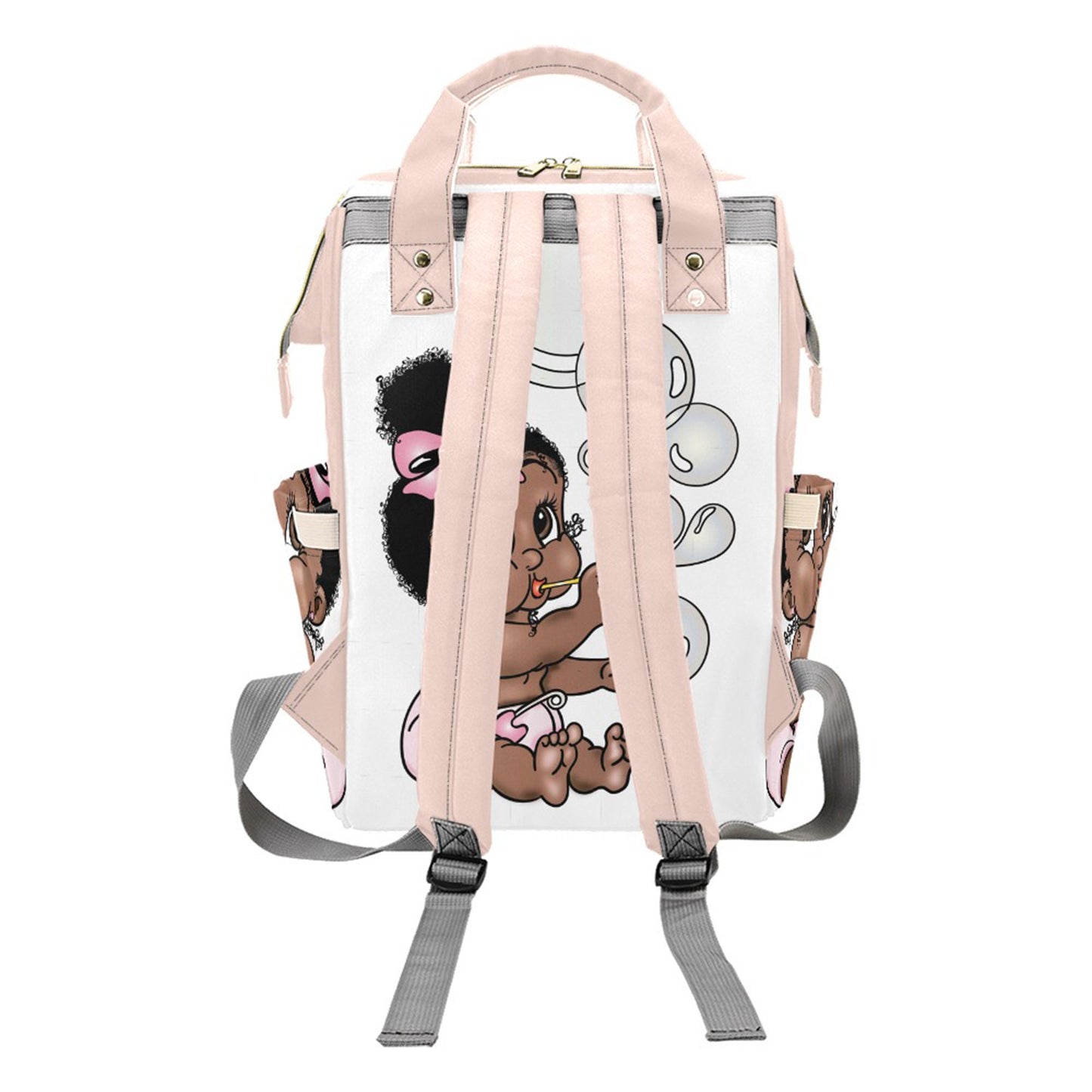 Personalized Baby Bag/ Diaper Bag/ Baby Girl Backpack/ Clothing Bottles Bag/ Baby Shower Gift