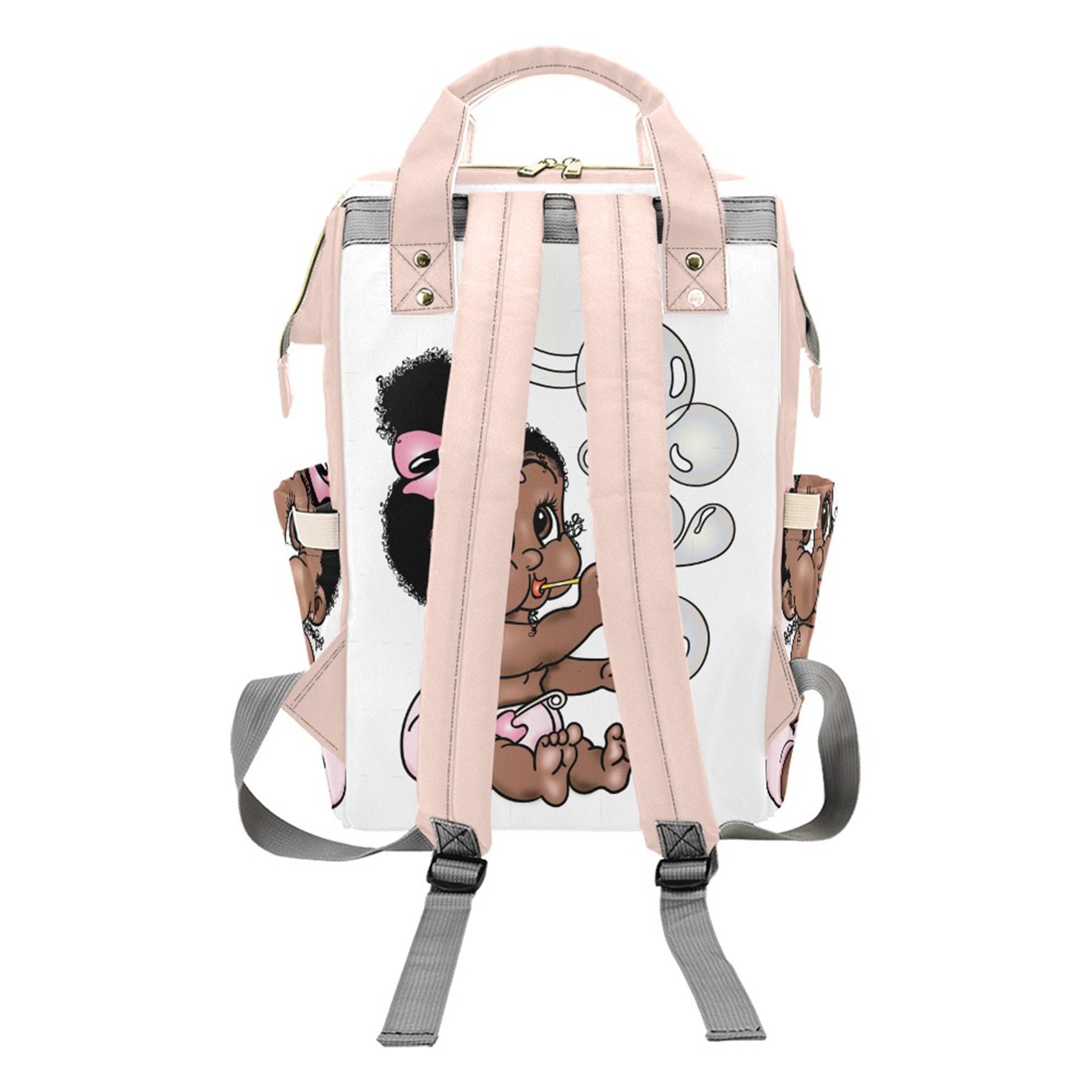 Personalized Baby Bag/ Diaper Bag/ Baby Girl Backpack/ Clothing Bottles Bag/ Baby Shower Gift