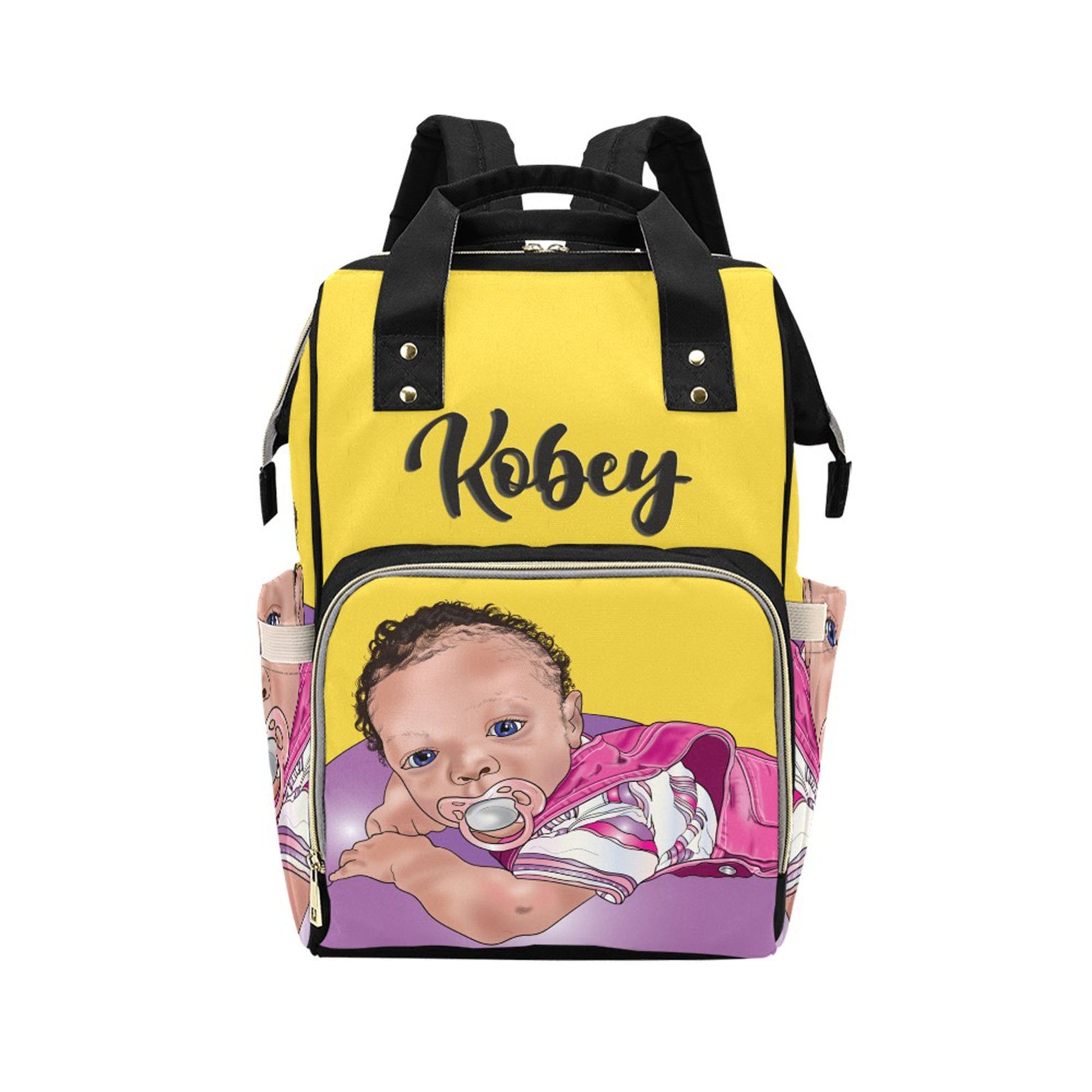 Personalized Baby Bag/ Diaper Bag/ Baby Girl Backpack/ Clothing Bottles Bag/ Baby Shower Gift
