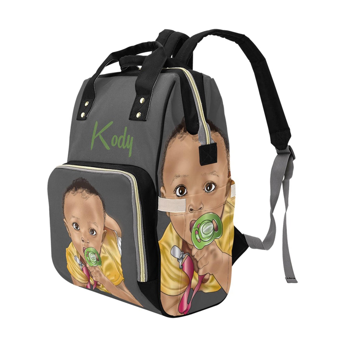 Personalized Baby Bag/ Diaper Bag/ Baby Girl Backpack/ Clothing Bottles Bag/ Unisex Baby Shower Gift