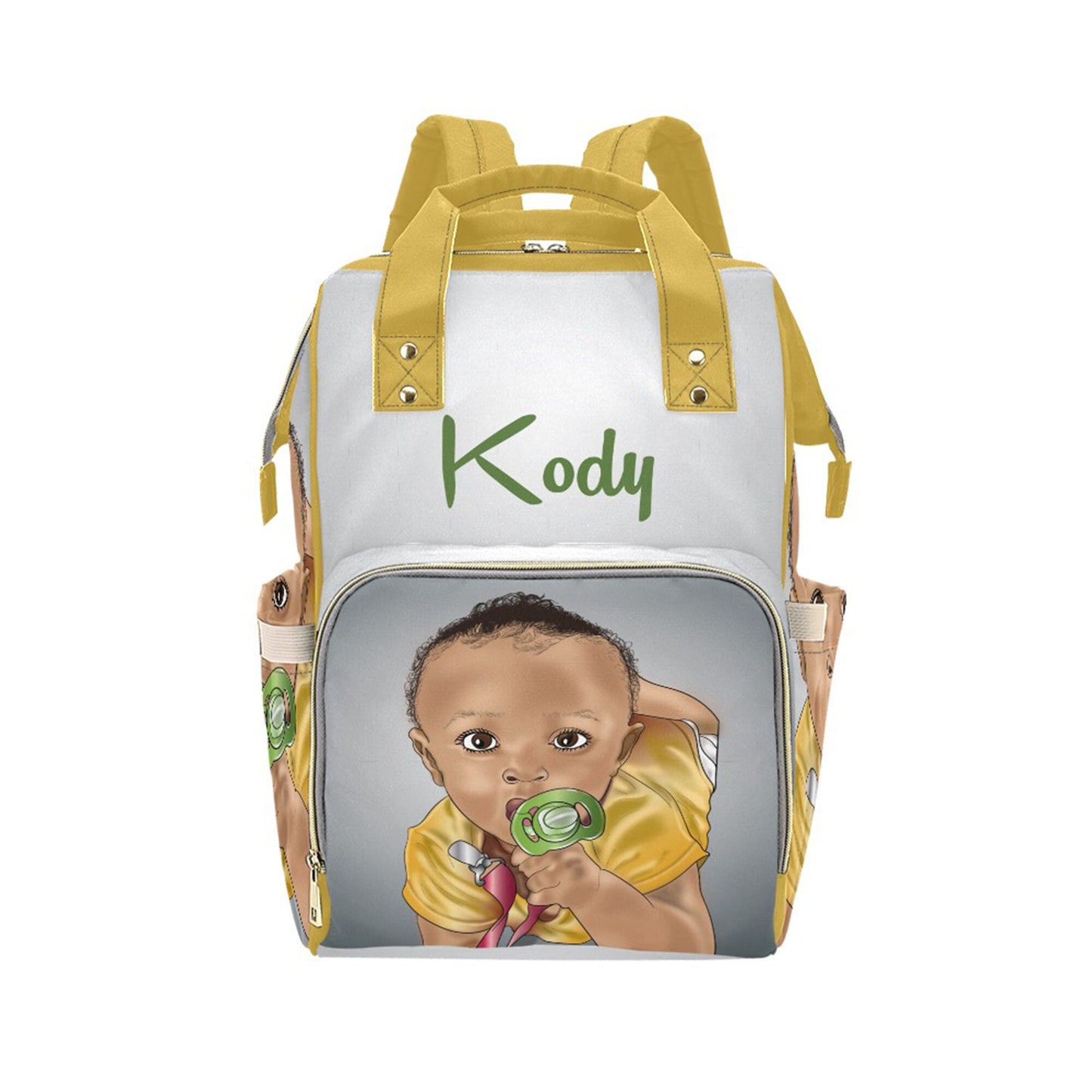 Personalized Baby Bag/ Diaper Bag/ Baby Girl Backpack/ Clothing Bottles Bag/ Unisex Baby Shower Gift