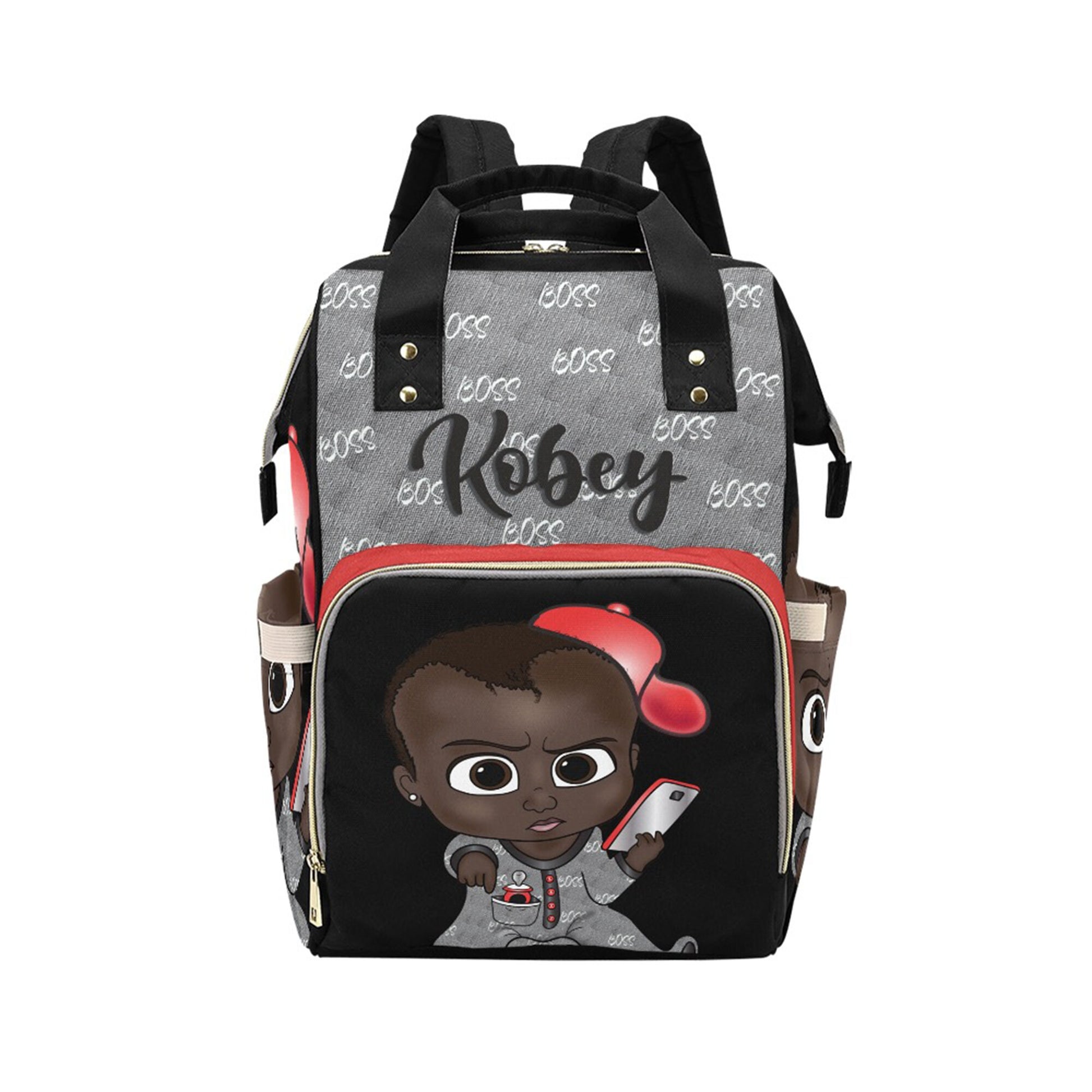Personalized Baby Bag/ Diaper Bag/ Baby Boy Backpack/ Clothing Bottles Bag/ Baby Shower Gift