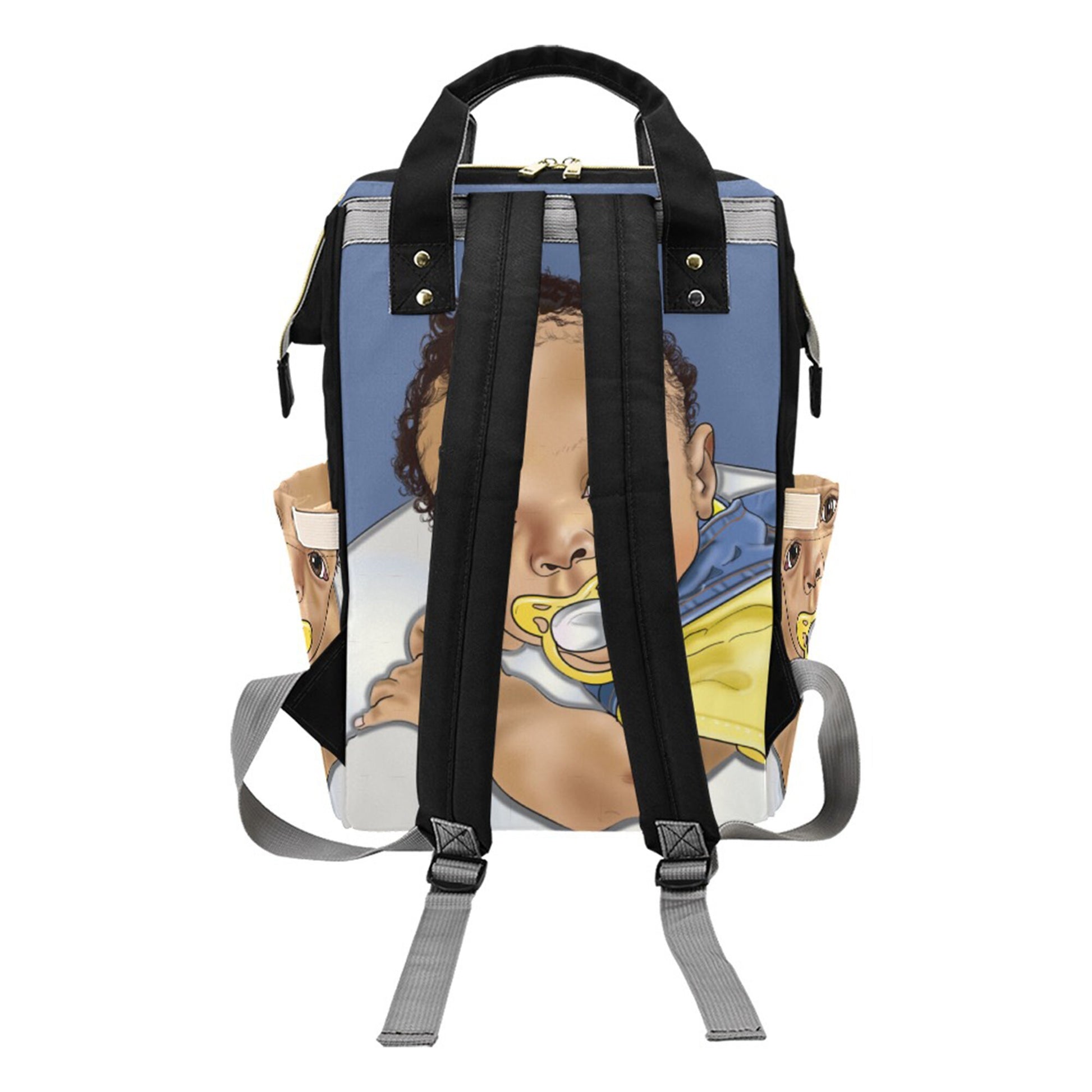 Personalized Baby Bag/ Diaper Bag/ Baby Boy Backpack/ Clothing Bottles Bag/ Baby Shower Gift