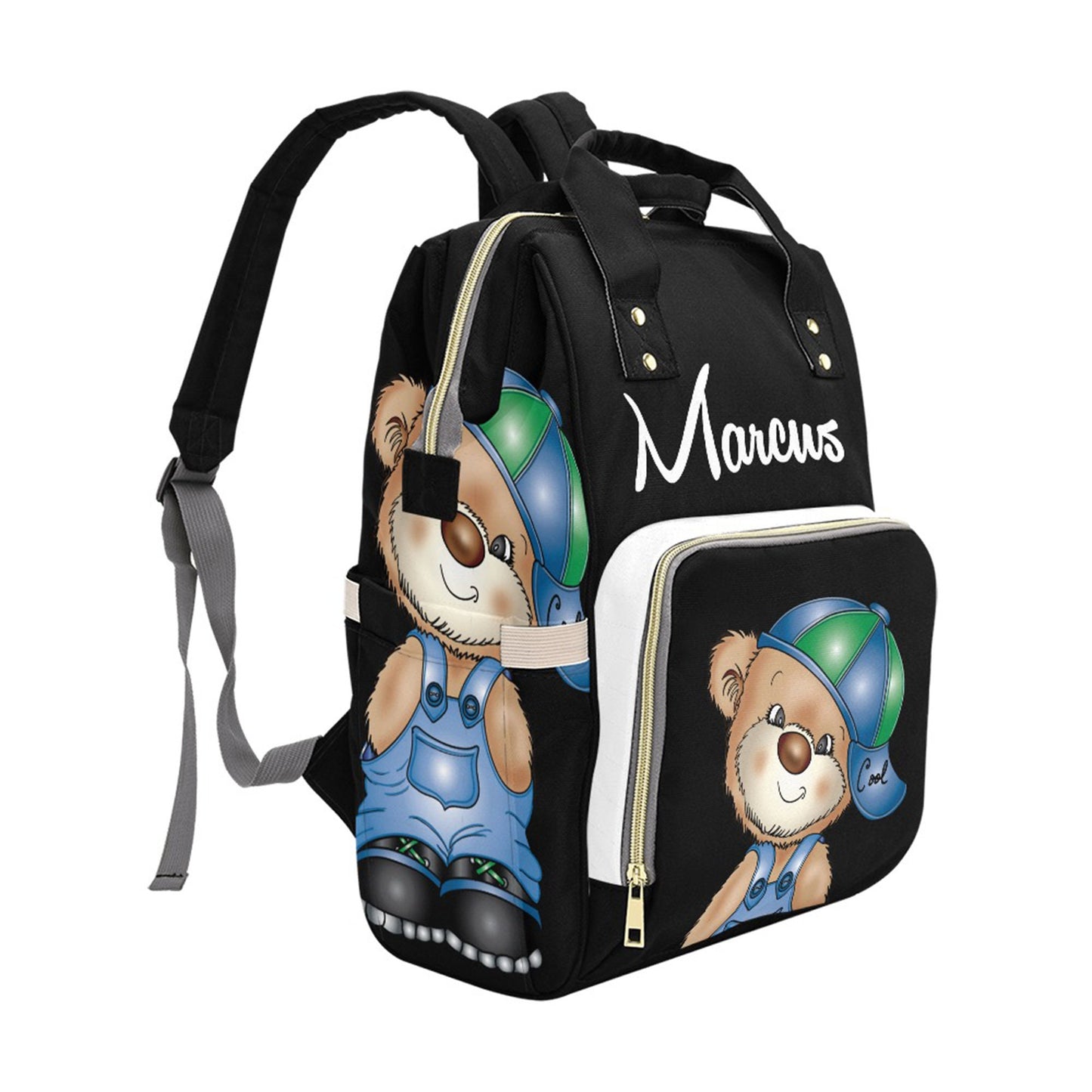 Personalized Baby Bag/ Diaper Bag/ Baby Boy Backpack/ Clothing Bottles Bag/ Baby Shower Gift