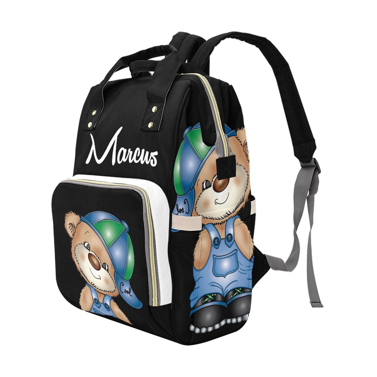 Personalized Baby Bag/ Diaper Bag/ Baby Boy Backpack/ Clothing Bottles Bag/ Baby Shower Gift
