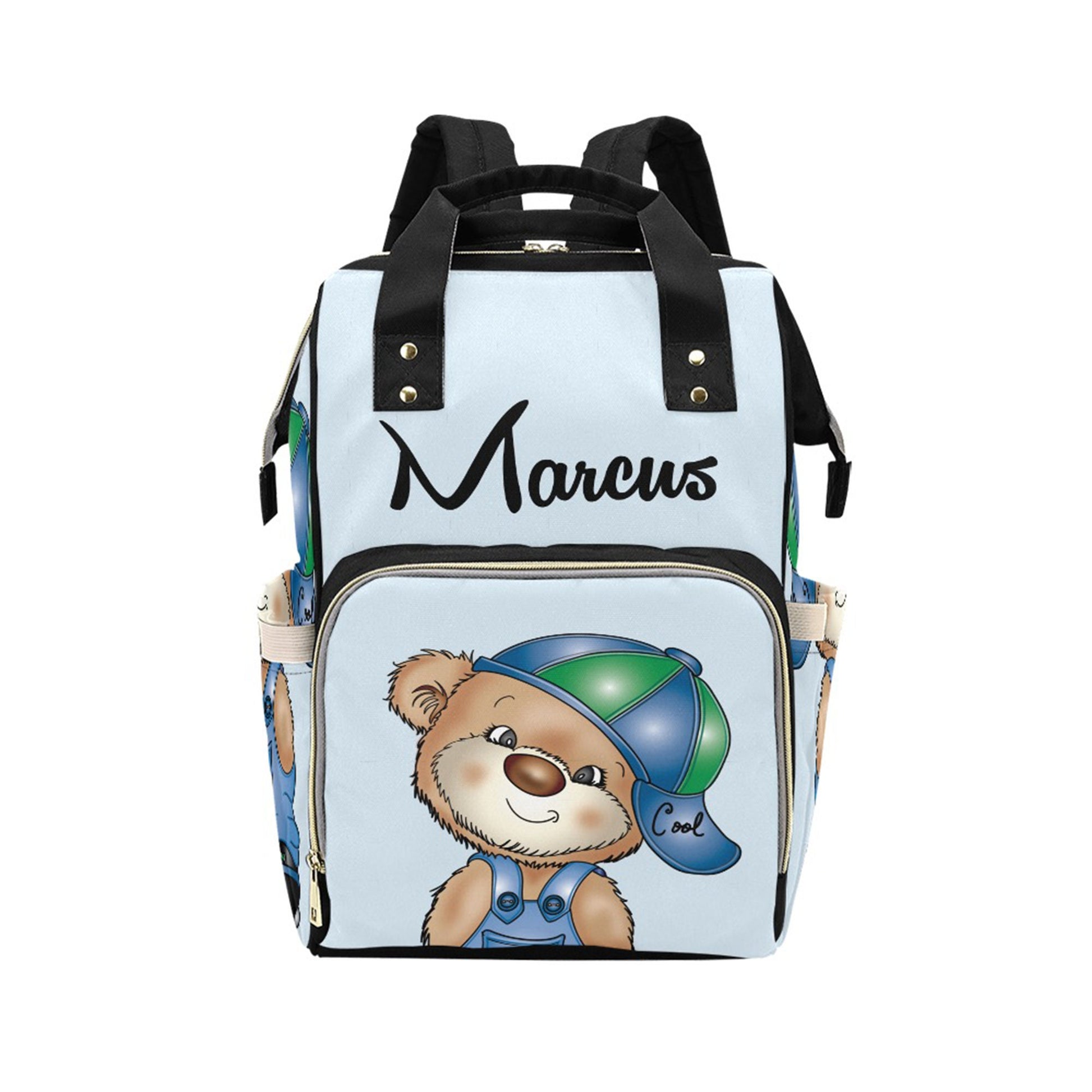 Personalized Baby Bag/ Diaper Bag/ Baby Boy Backpack/ Clothing Bottles Bag/ Baby Shower Gift