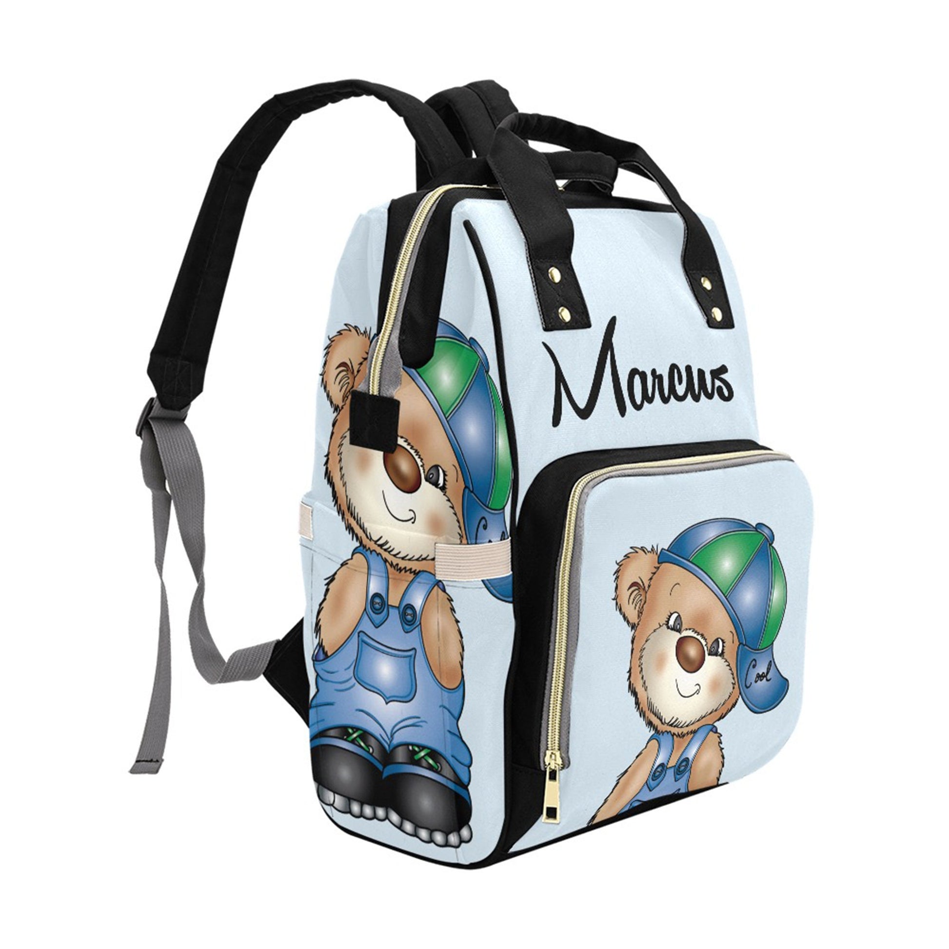 Personalized Baby Bag/ Diaper Bag/ Baby Boy Backpack/ Clothing Bottles Bag/ Baby Shower Gift