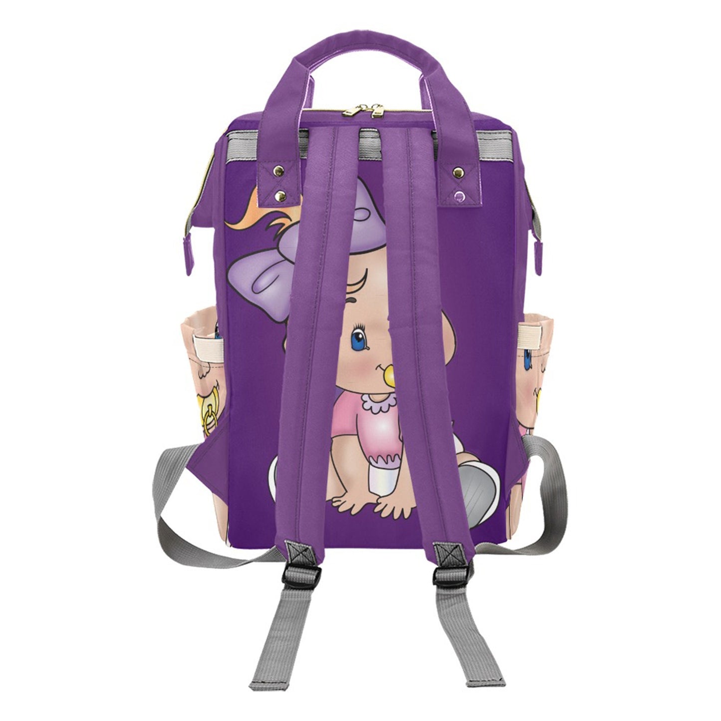 Personalized Baby Bag/ Diaper Bag/ Baby Girl Backpack/ Clothing Bottles Bag/ Baby Shower Gift