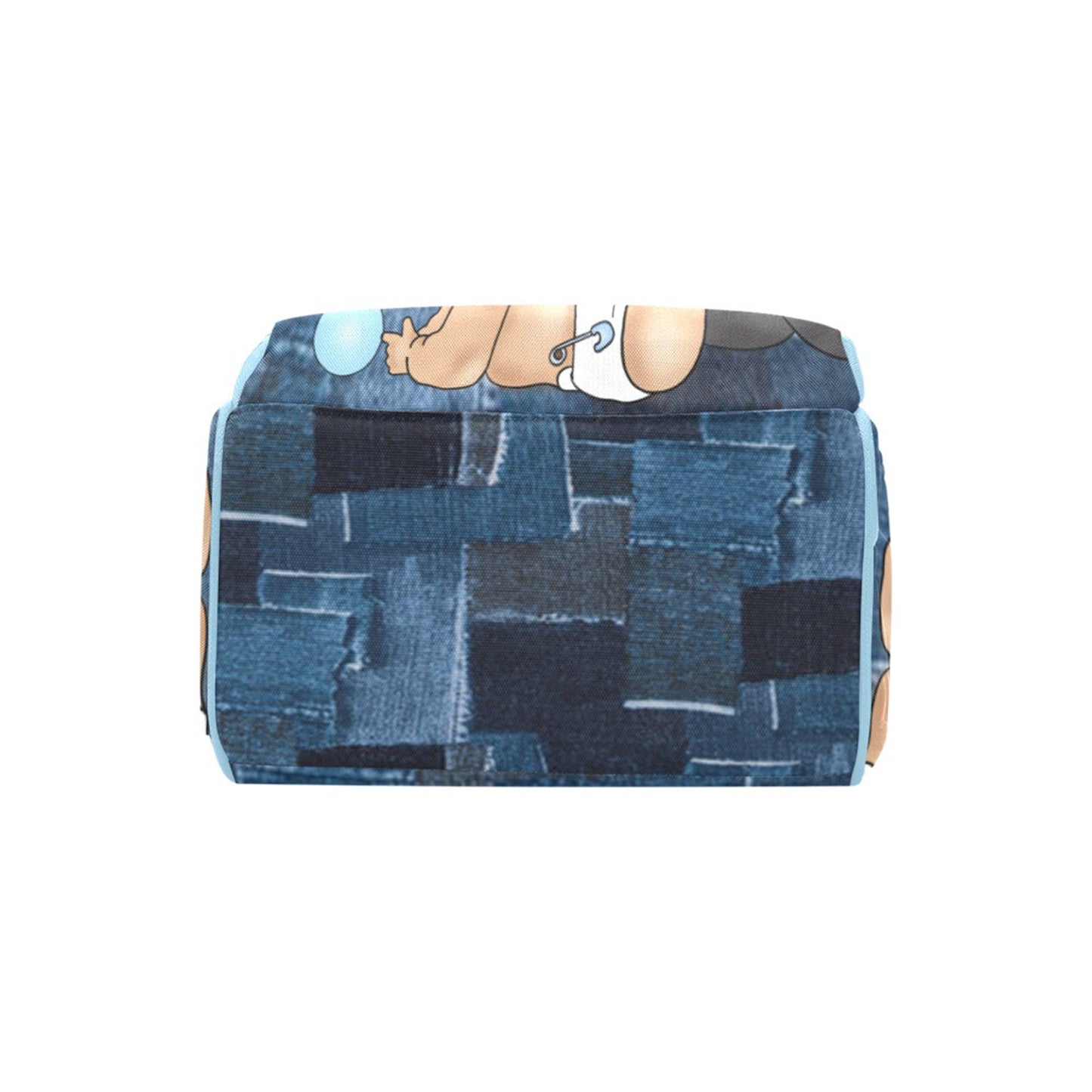 Afro Personalized Baby Bag/ Diaper Bag/ African American Baby Boy Backpack/ Clothing Bottles Bag/ Baby Shower Gift