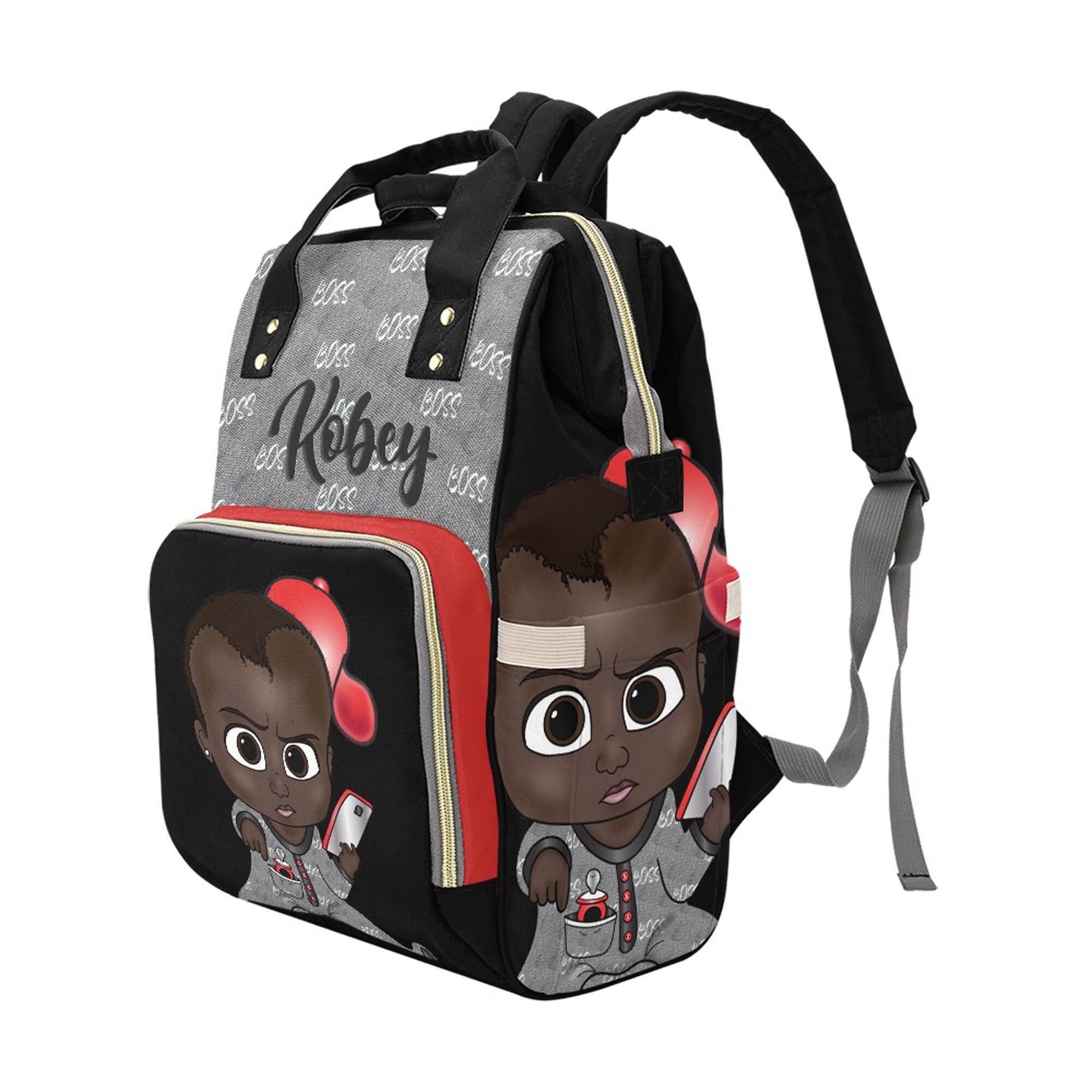 Personalized Baby Bag/ Diaper Bag/ Baby Boy Backpack/ Clothing Bottles Bag/ Baby Shower Gift