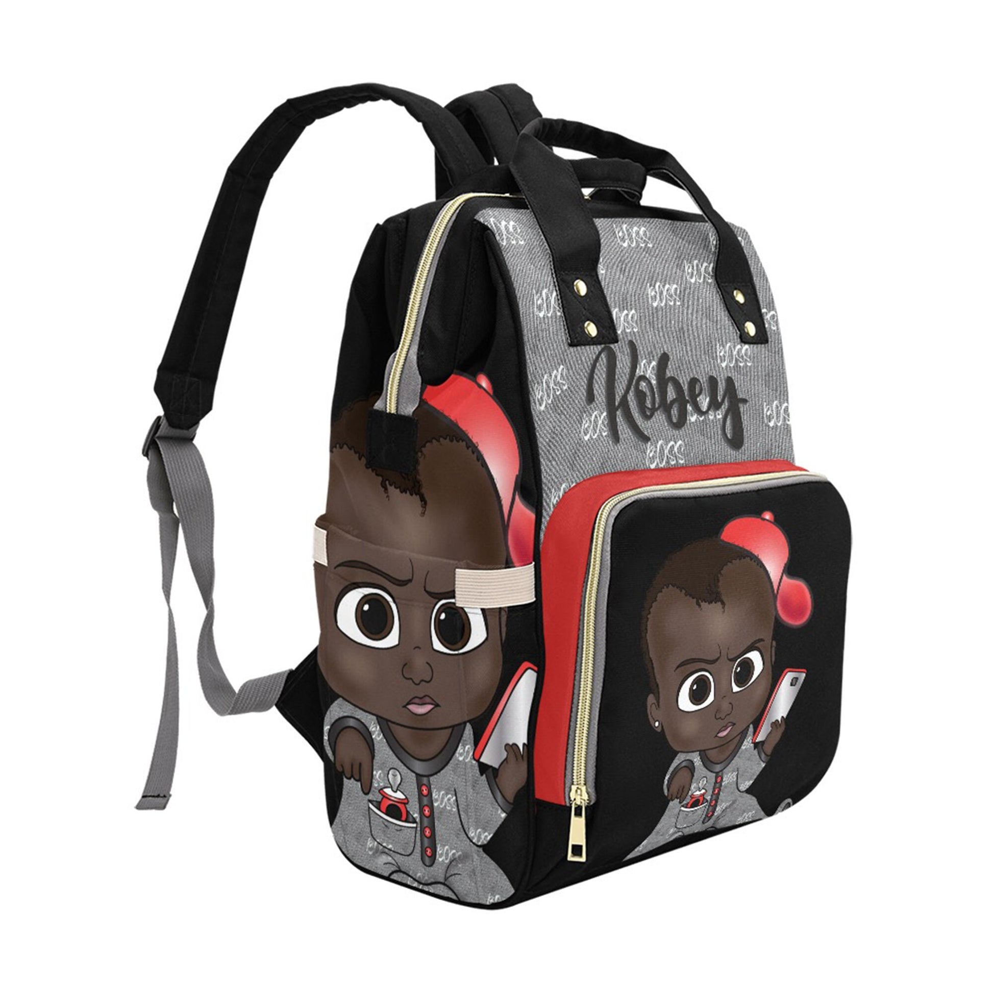 Personalized Baby Bag/ Diaper Bag/ Baby Boy Backpack/ Clothing Bottles Bag/ Baby Shower Gift